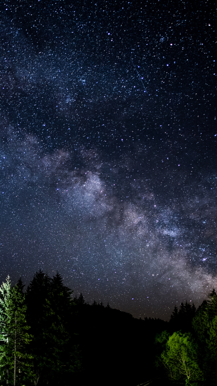 Descarga gratuita de fondo de pantalla para móvil de Cielo, Estrellas, Noche, Cielo Estrellado, Vía Láctea, Ciencia Ficción.