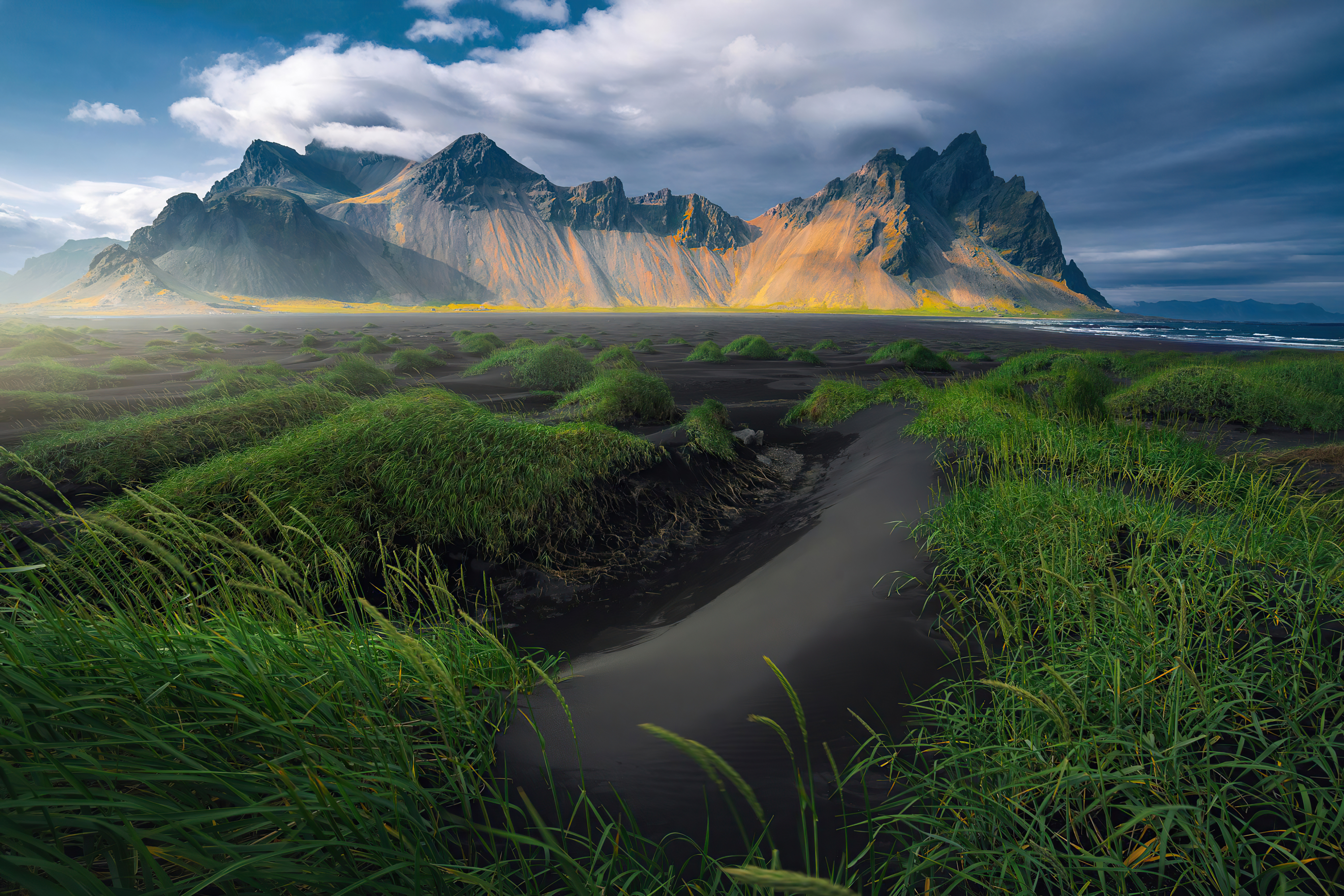 Download mobile wallpaper Mountains, Earth, Vestrahorn for free.