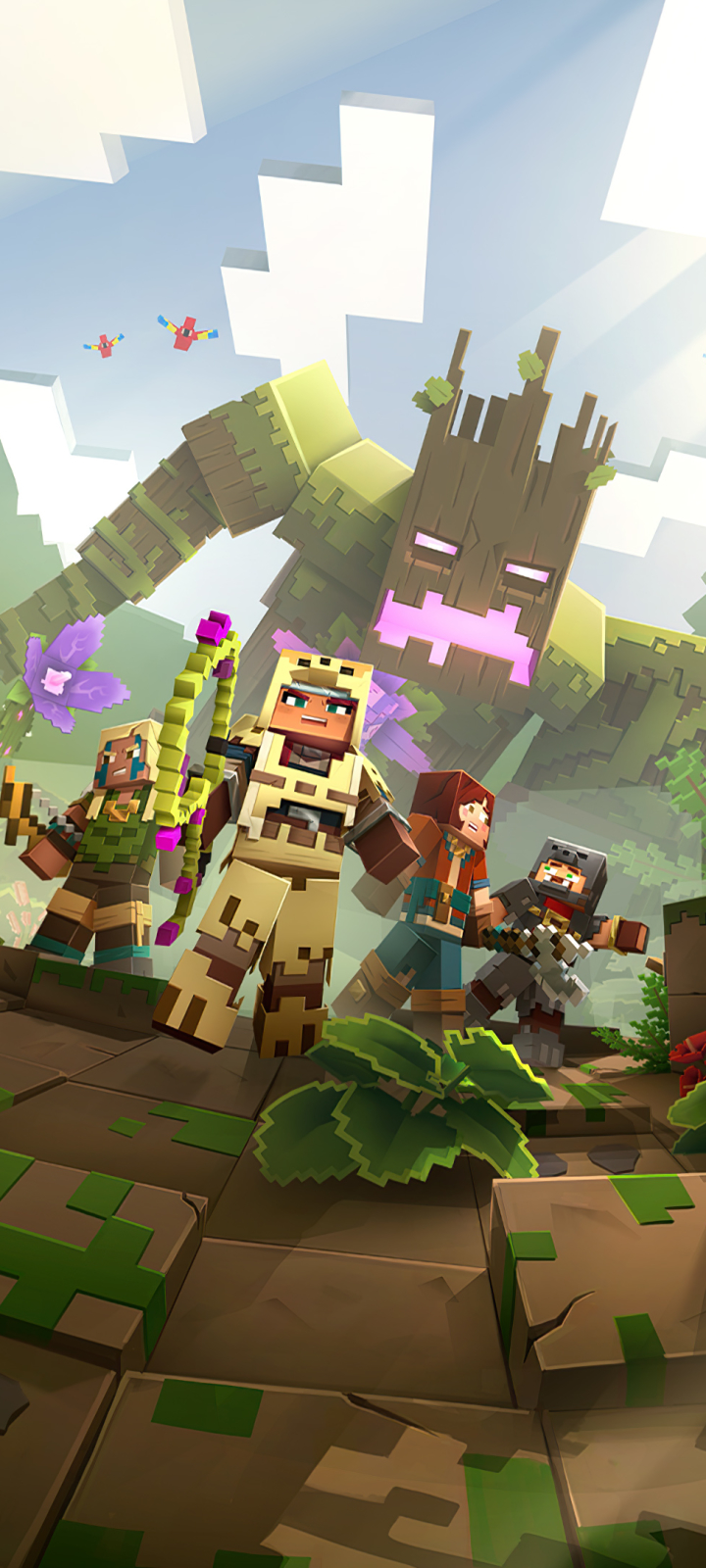 Download mobile wallpaper Minecraft, Video Game, Minecraft: Dungeons for free.