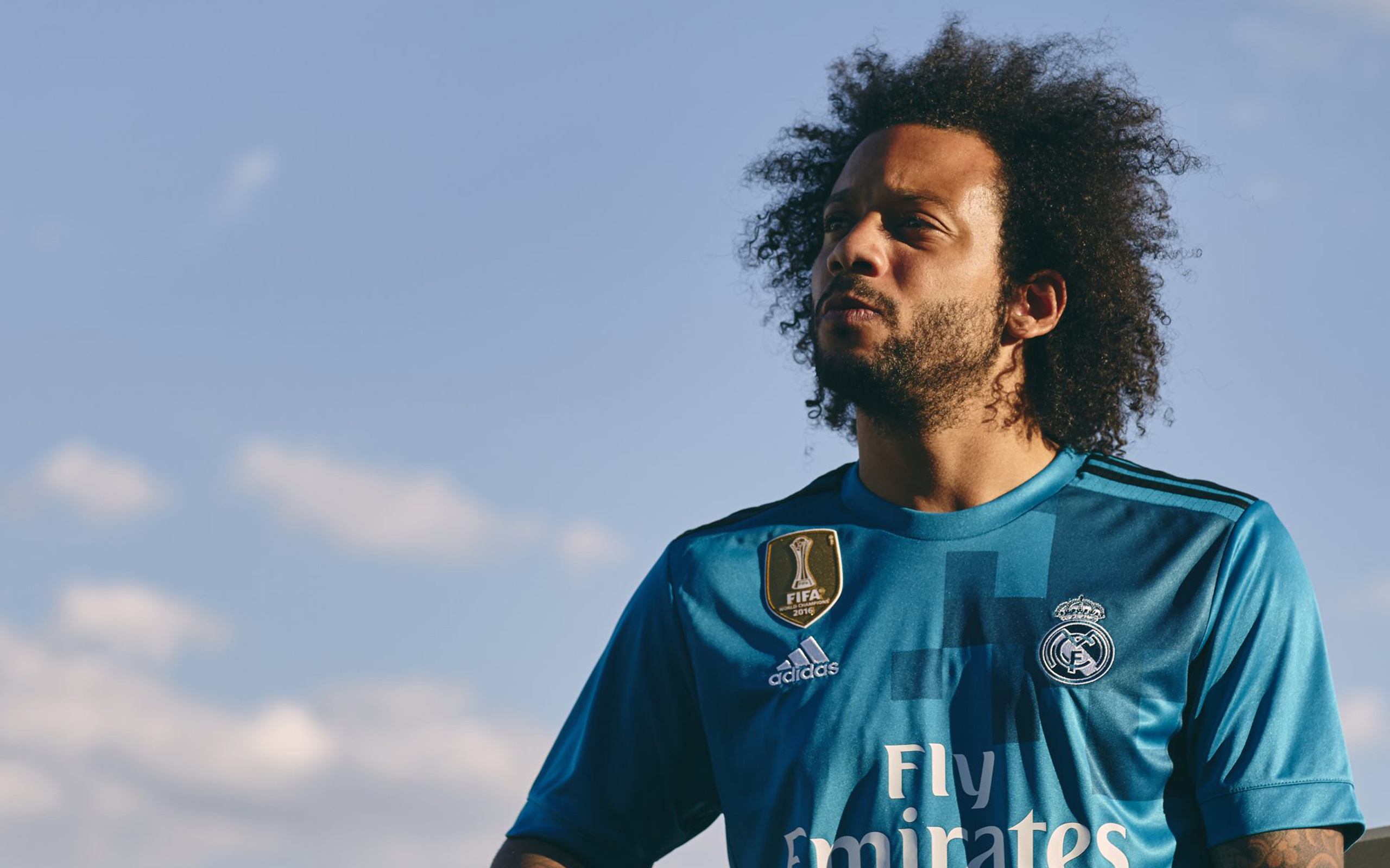 Download mobile wallpaper Sports, Soccer, Real Madrid C F, Marcelo Vieira for free.