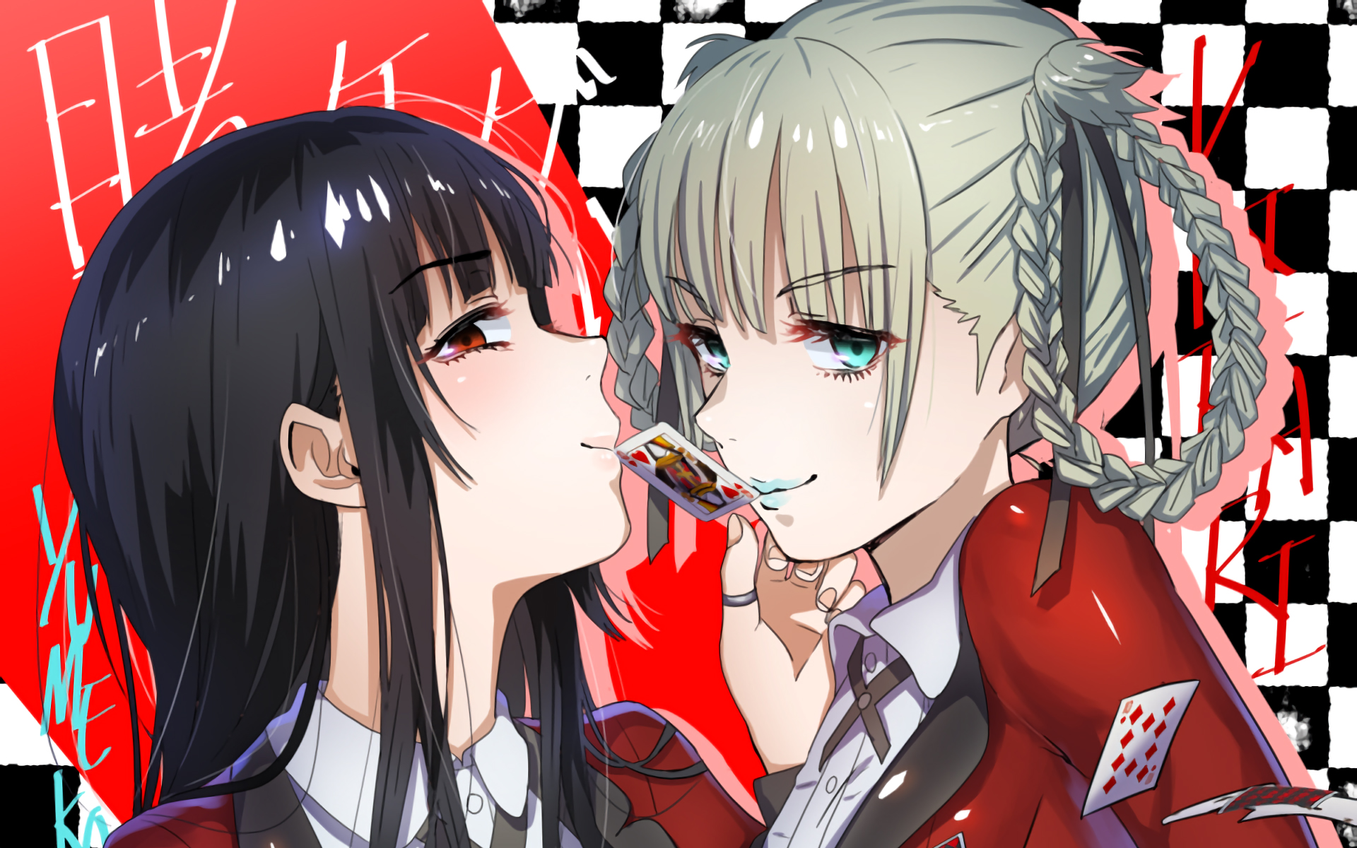 856114 baixar imagens anime, kakegurui, kirari momobami, yumeko jabami - papéis de parede e protetores de tela gratuitamente