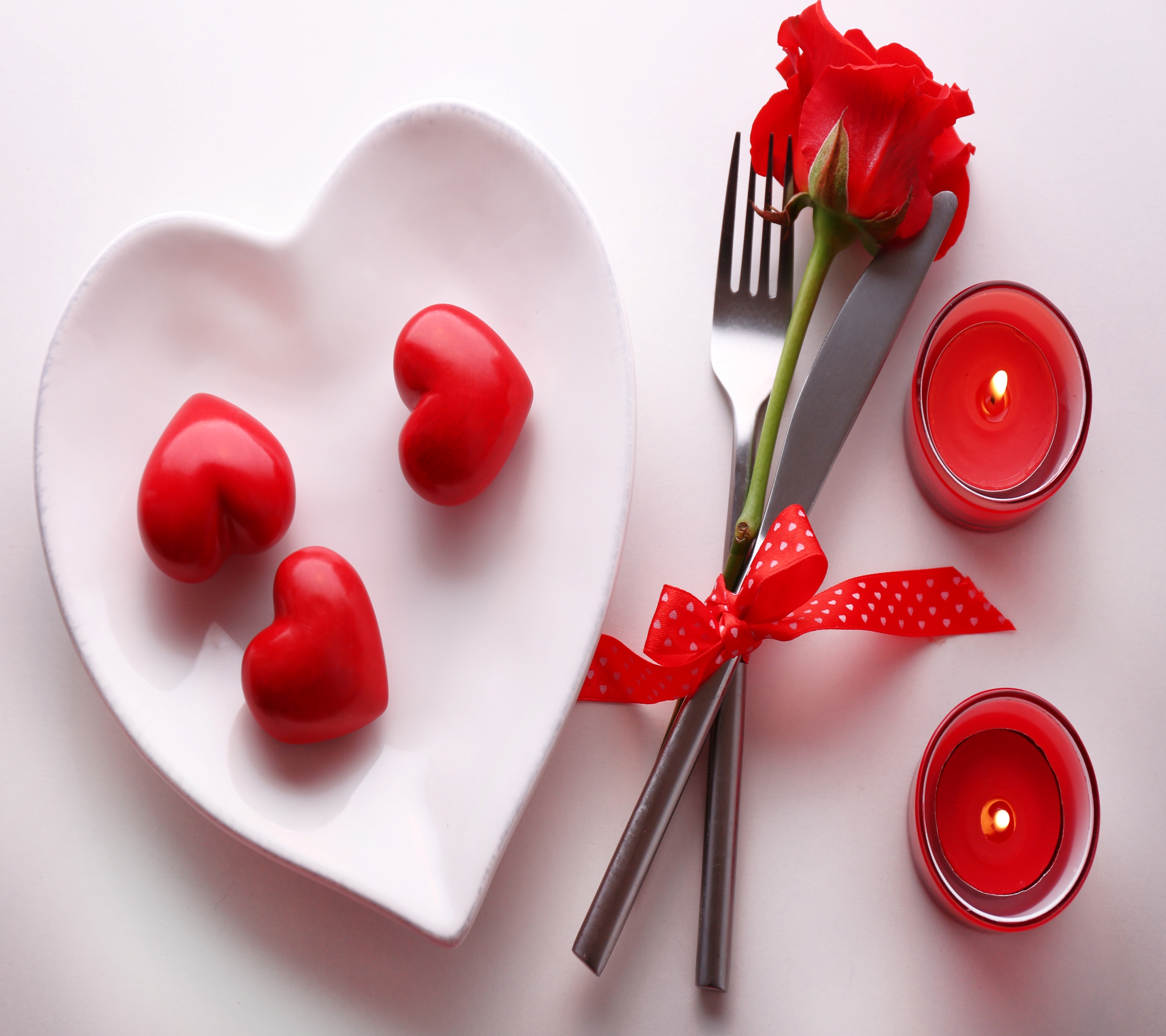 Download mobile wallpaper Valentine's Day, Love, Rose, Holiday, Heart, Candle, Red Rose, Romantic for free.