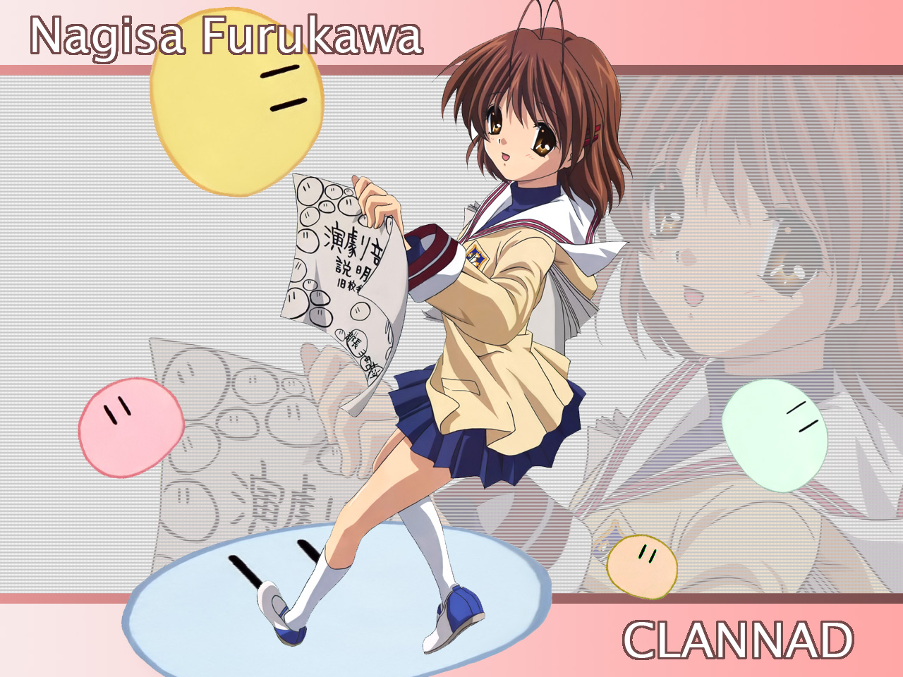 1434811 descargar fondo de pantalla animado, clannad, nagisa furukawa: protectores de pantalla e imágenes gratis
