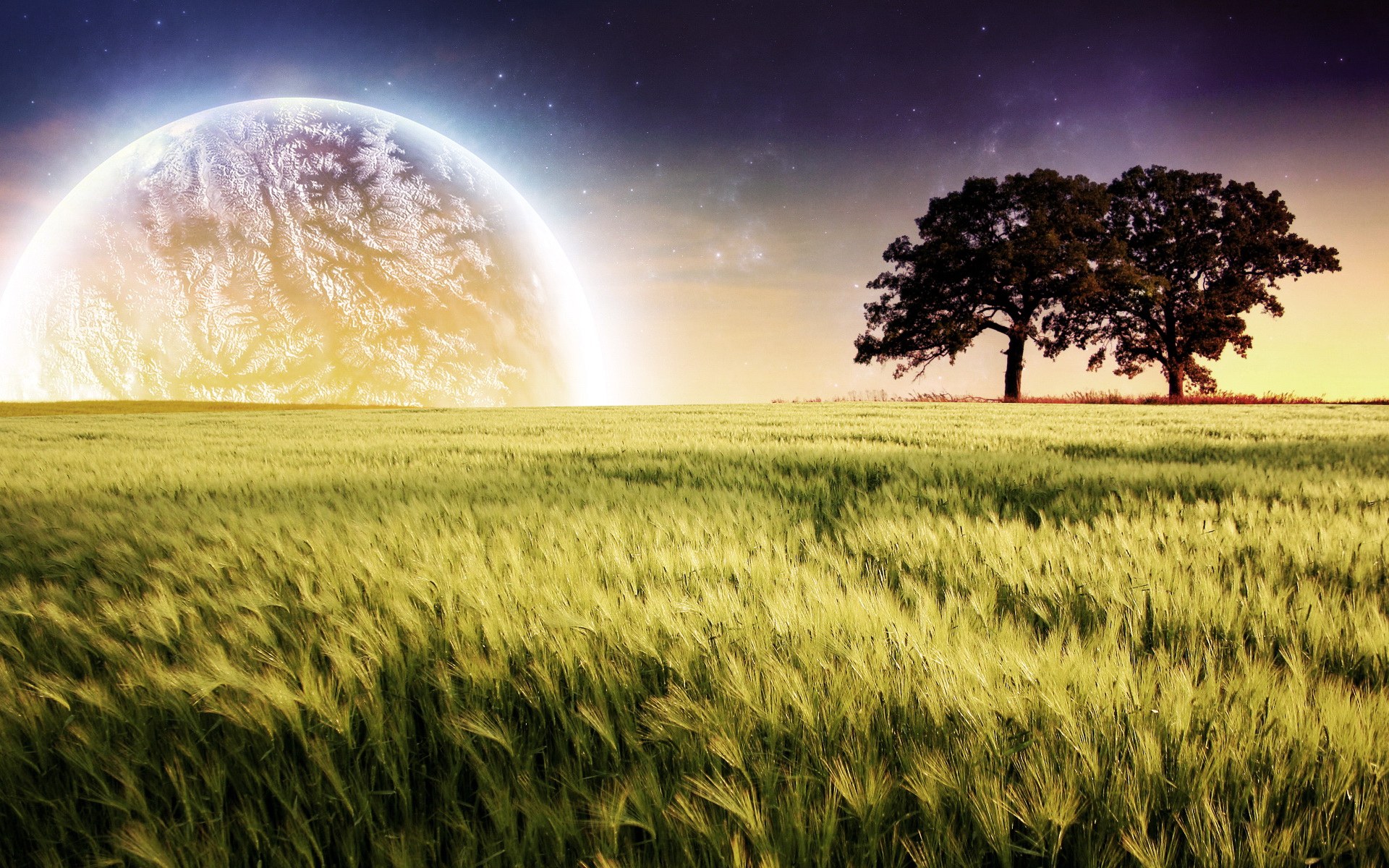 Free download wallpaper Landscape, Sci Fi on your PC desktop