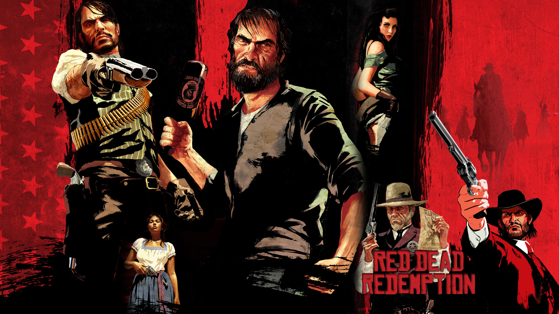 Téléchargez gratuitement l'image Red Dead Redemption, Mort Rouge, Jeux Vidéo sur le bureau de votre PC