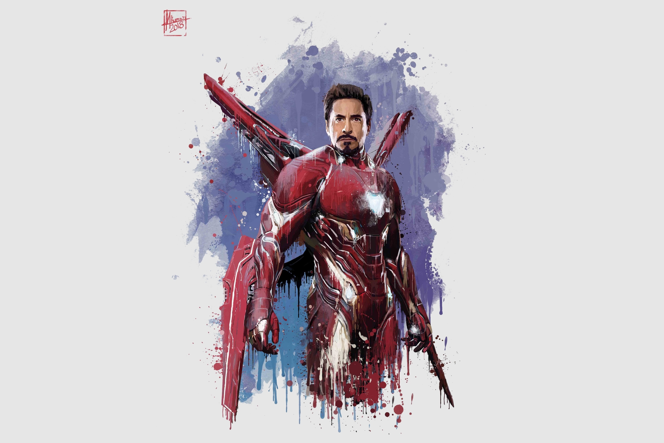 Téléchargez des papiers peints mobile Avengers, Robert Downey Jr, Film, Homme De Fer, Avengers: Infinity War gratuitement.