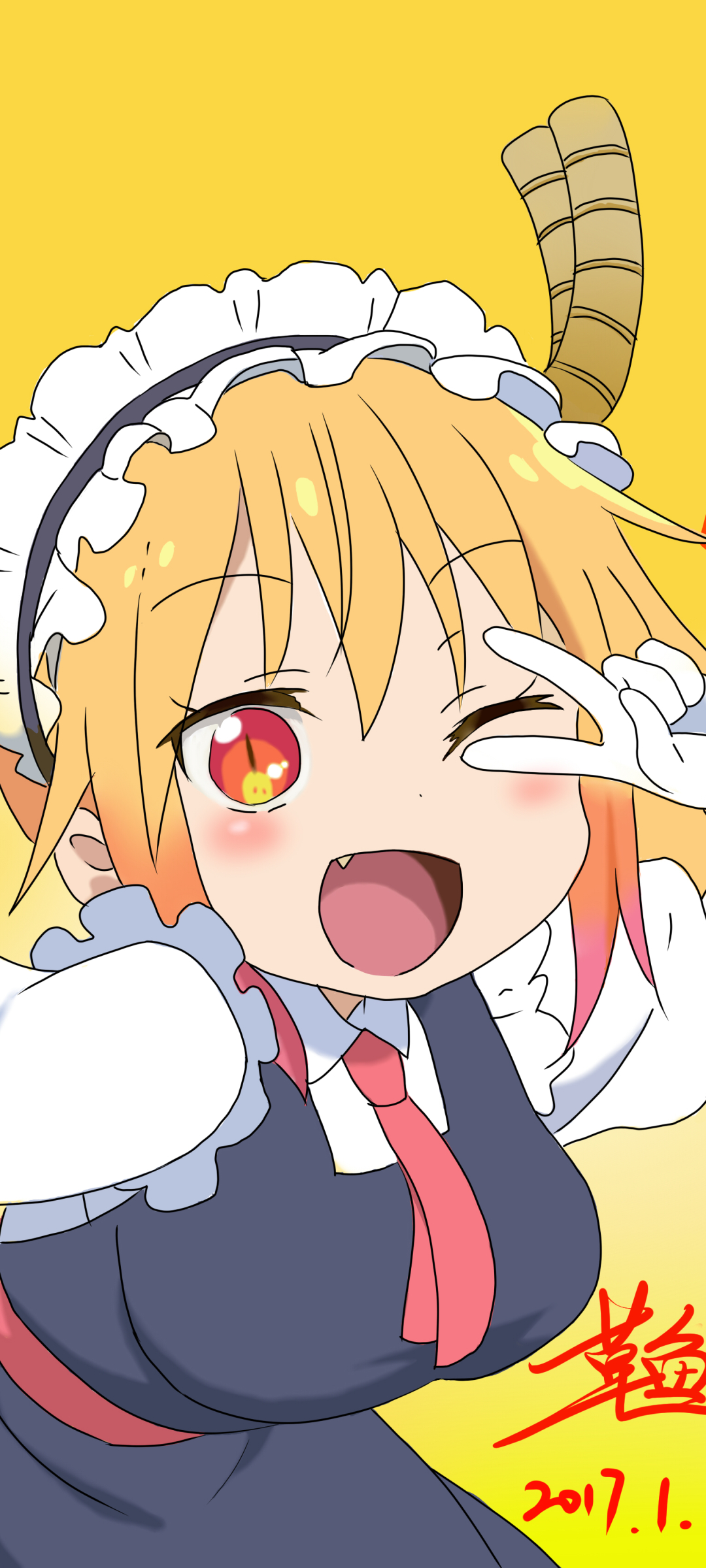 Descarga gratuita de fondo de pantalla para móvil de Animado, Tohru (La Doncella Dragón De La Señorita Kobayashi), Dragón Kobayashi San Chi No Maid, Kobayashi San Chi No Maid Dragon.