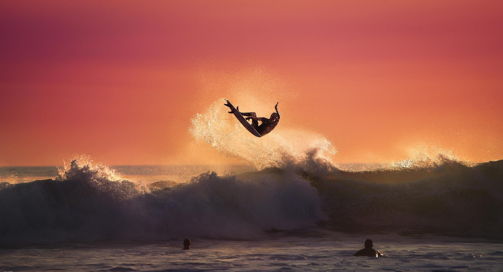 Free download wallpaper Sports, Sunset, Surfing on your PC desktop