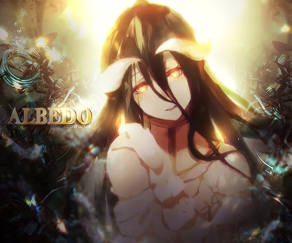 Handy-Wallpaper Animes, Operation: Overlord, Albedo (Oberherr) kostenlos herunterladen.