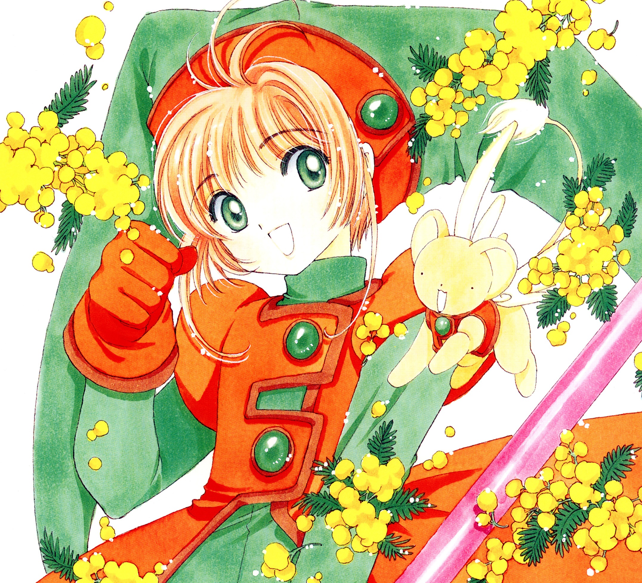 Handy-Wallpaper Animes, Kadokyaputa Sakura, Sakura Kinomoto, Kerberos (Kartencaptor Sakura) kostenlos herunterladen.