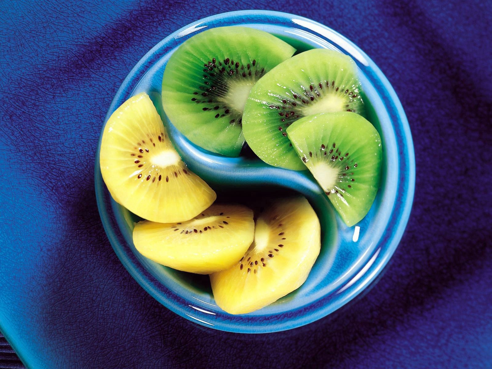 fruit, food, kiwi, plate, tasty, delicious, purified, refined Full HD