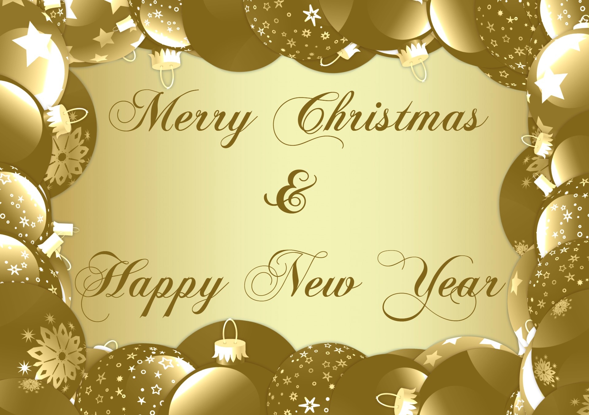Download mobile wallpaper New Year, Christmas, Holiday, Merry Christmas, Bauble, Happy New Year for free.