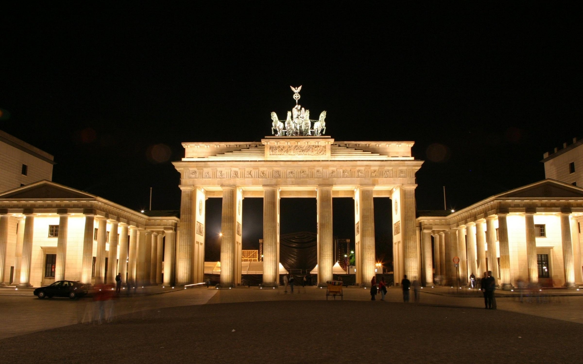 Скачать картинку Берлин (Berlin), Города, Ночь, Архитектура в телефон бесплатно.