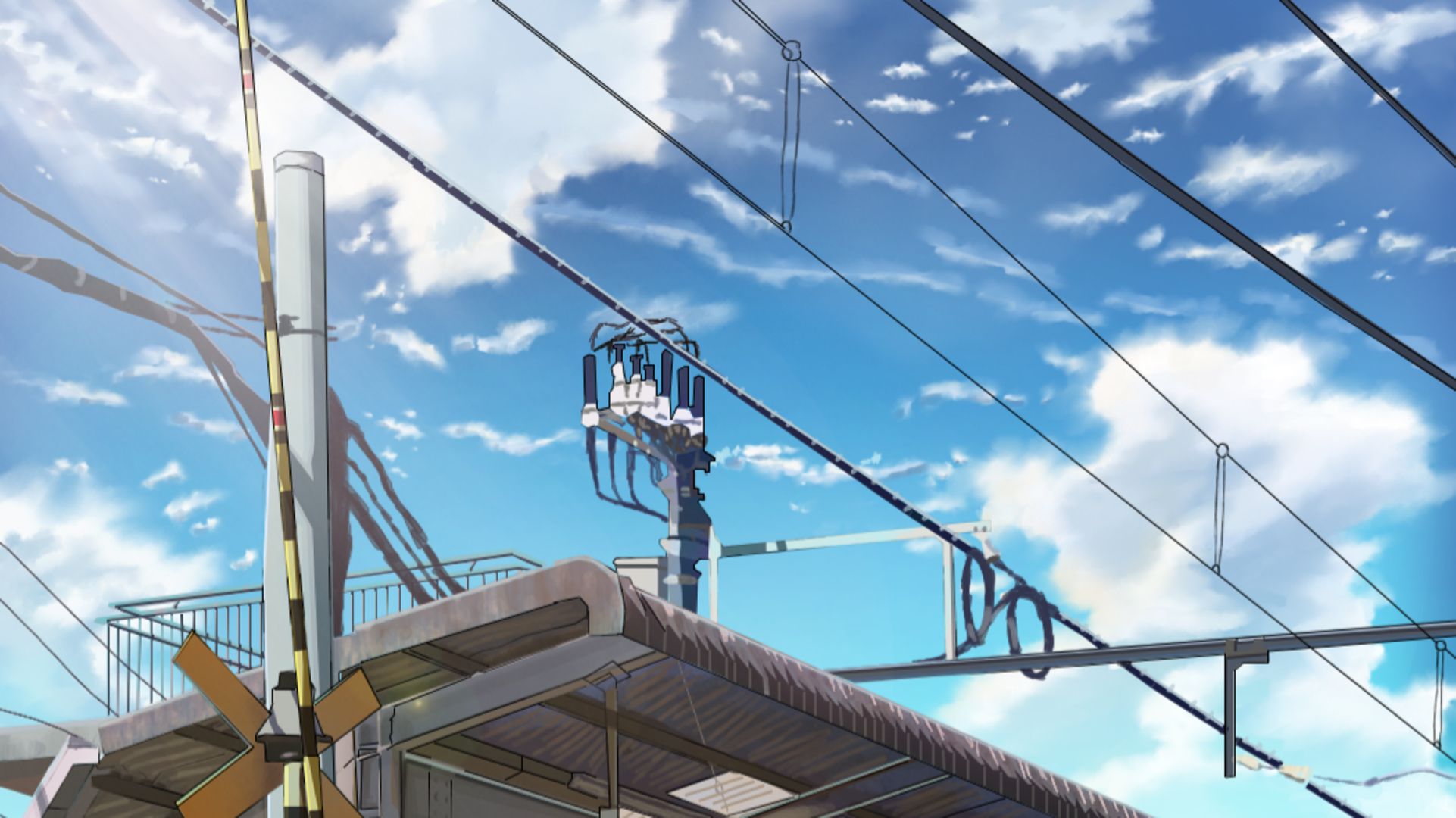 Free download wallpaper Anime, Sky, Original on your PC desktop