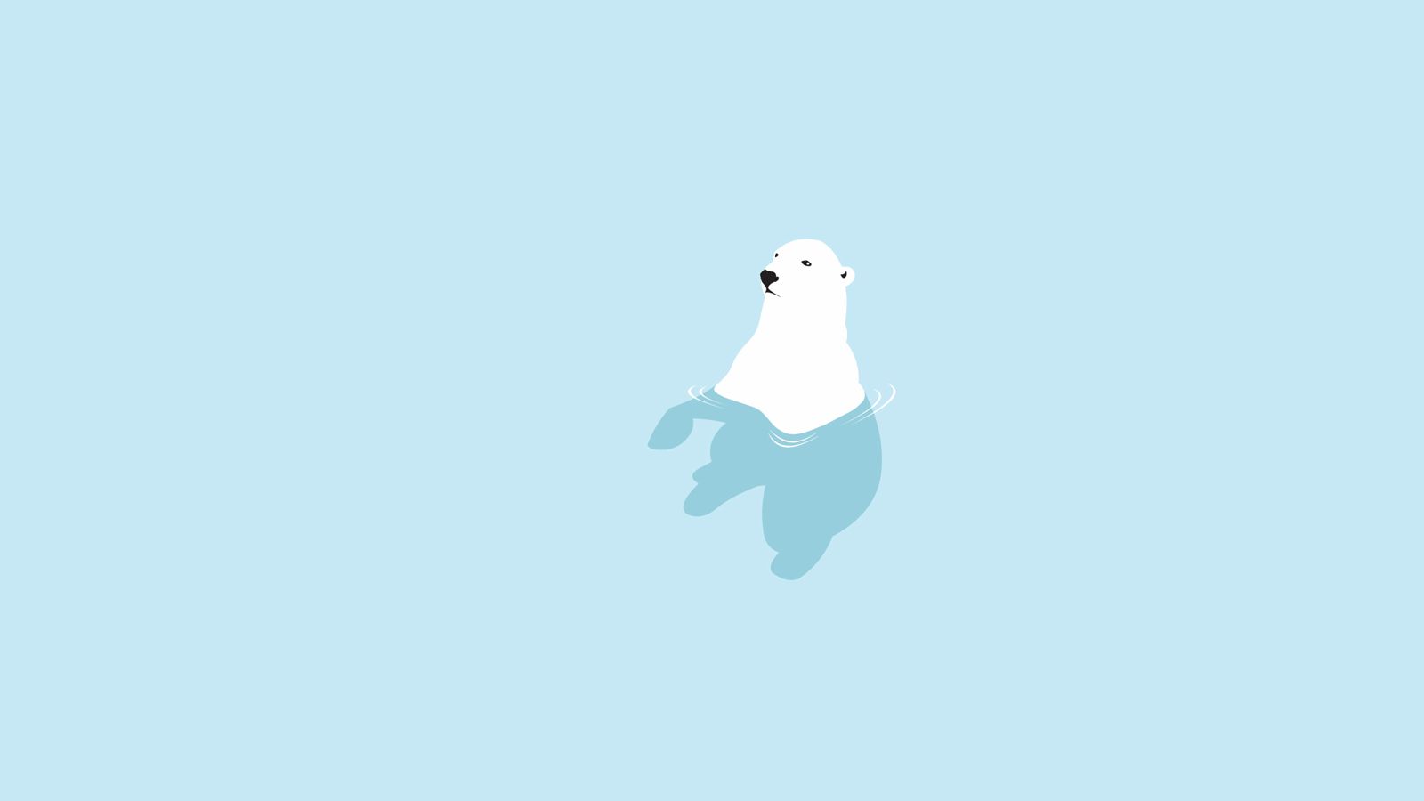 Download mobile wallpaper Bears, Polar Bear, Bear, Cartoon, Animal for free.