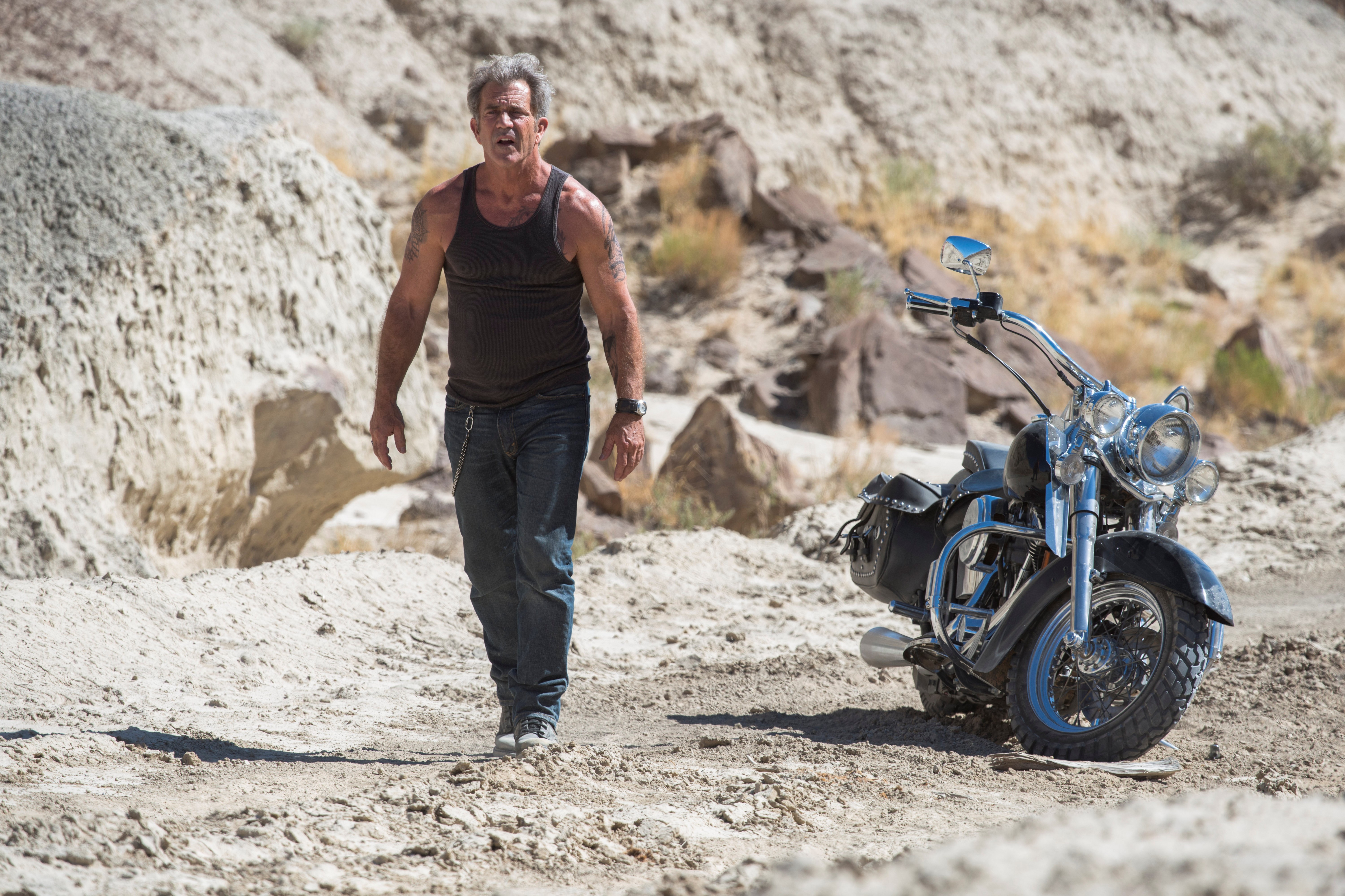 Download mobile wallpaper Movie, Mel Gibson, Blood Father for free.