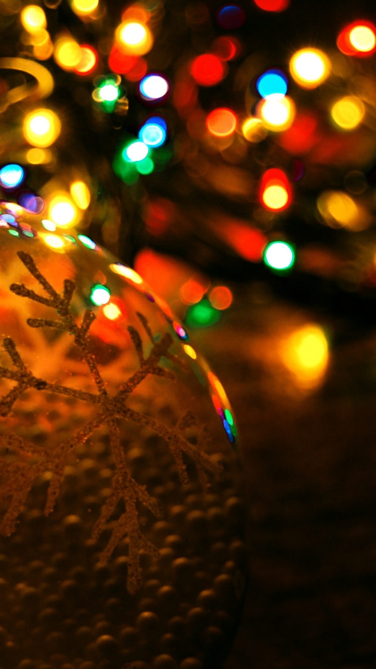 Download mobile wallpaper Christmas, Holiday, Christmas Ornaments, Christmas Lights for free.