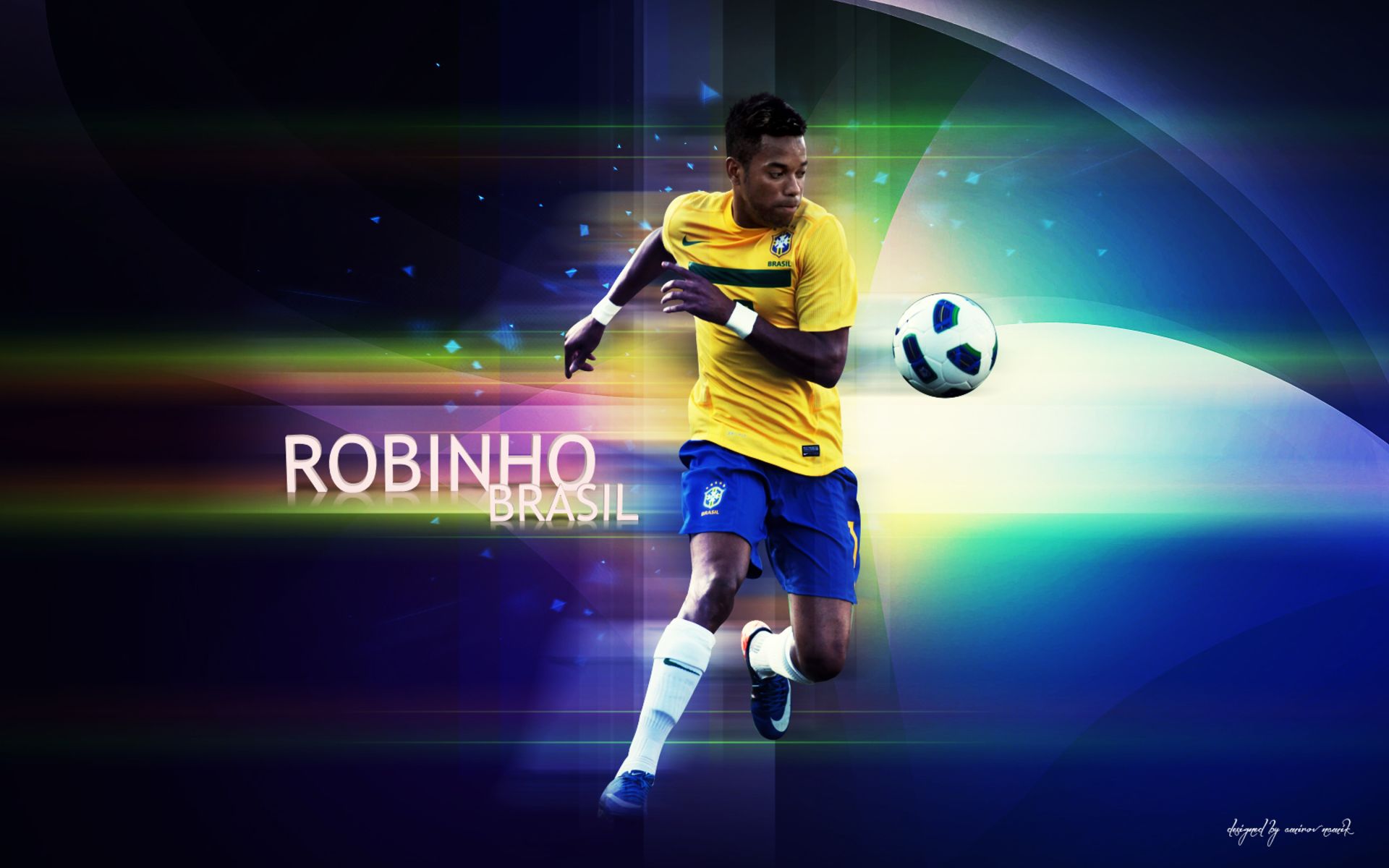 Baixar papel de parede para celular de Esportes, Futebol, Seleção Brasileira De Futebol, Robinho gratuito.