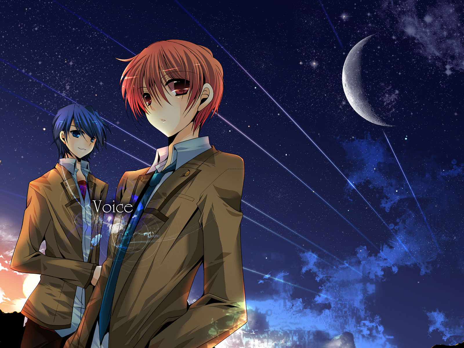 Laden Sie das Animes, Angel Beats!, Hinata Hideki, Yuzuru Otonashi-Bild kostenlos auf Ihren PC-Desktop herunter
