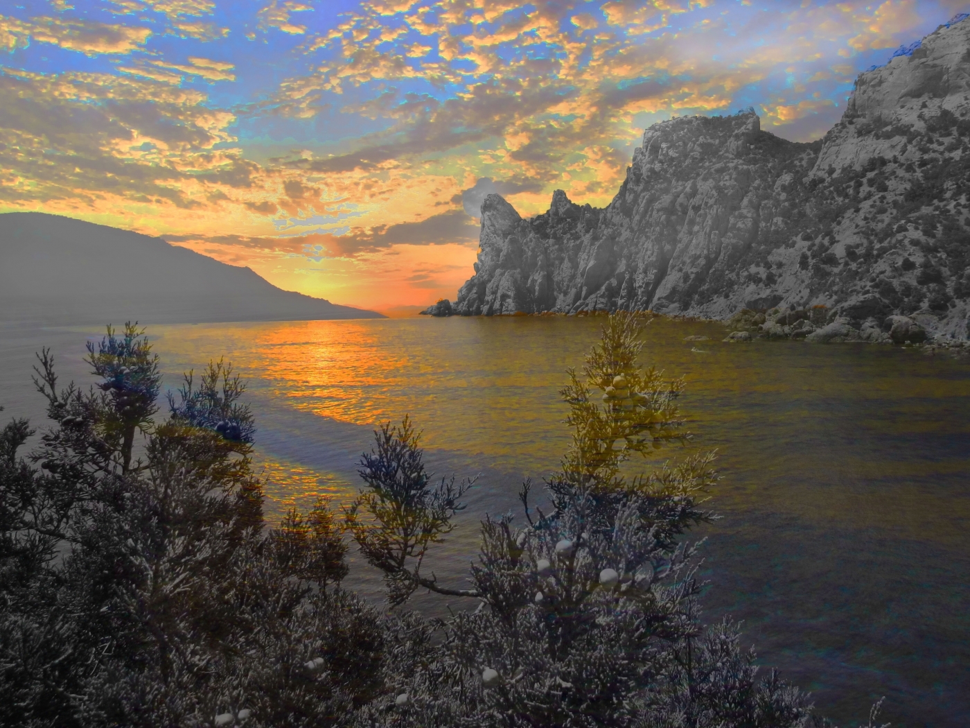 Free download wallpaper Nature, Landscape, Mountains, Sea on your PC desktop