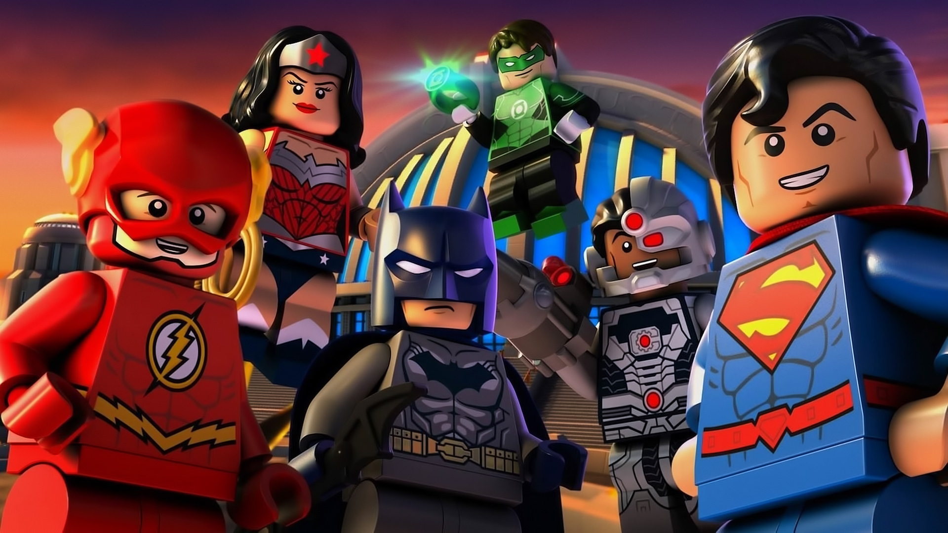 Descargar fondos de escritorio de Lego Dc Comics Super Heroes: La Liga De La Justicia La Invasión De Brainiac HD