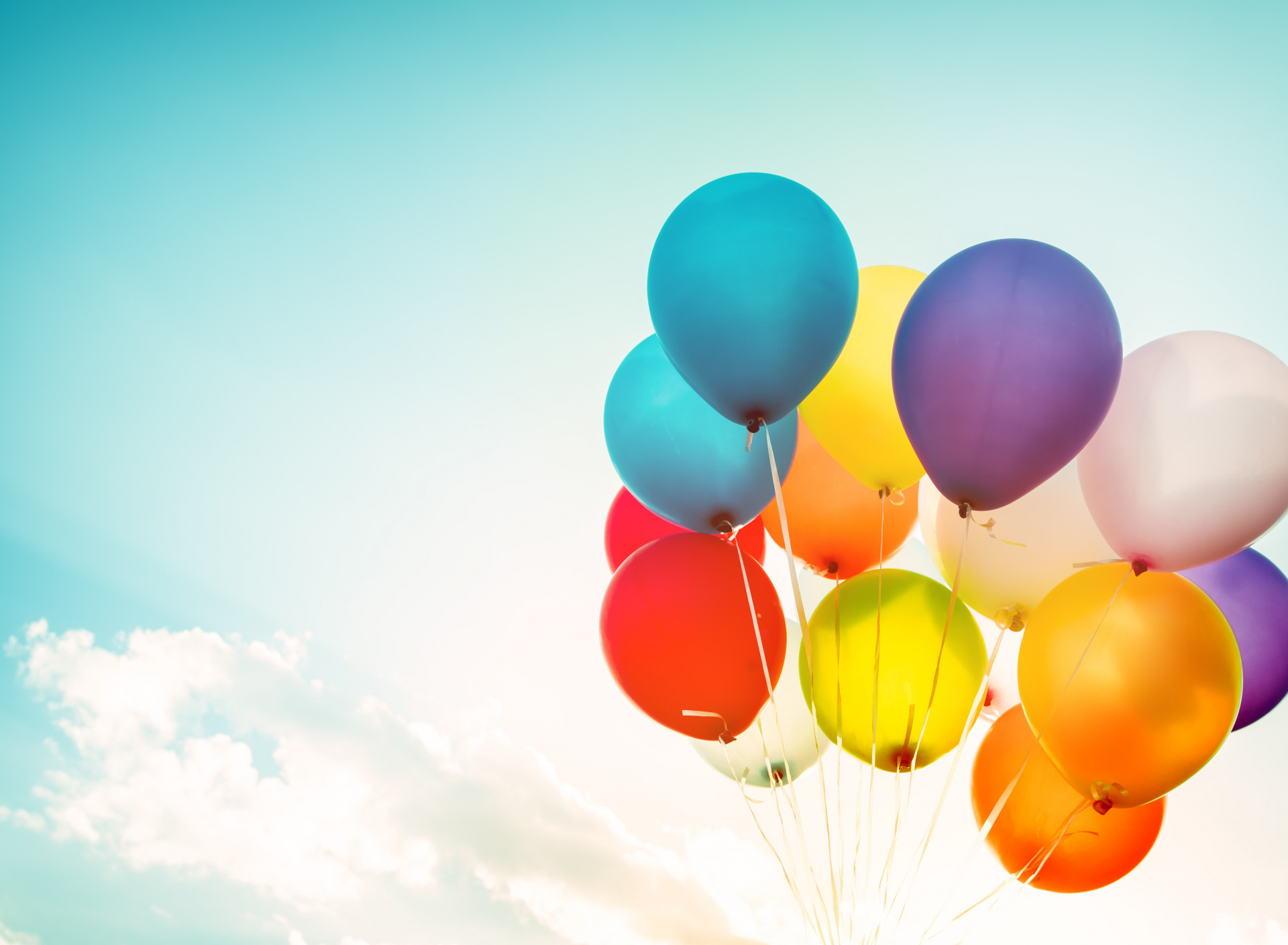 Download mobile wallpaper Sky, Balloon, Colorful, Photography for free.