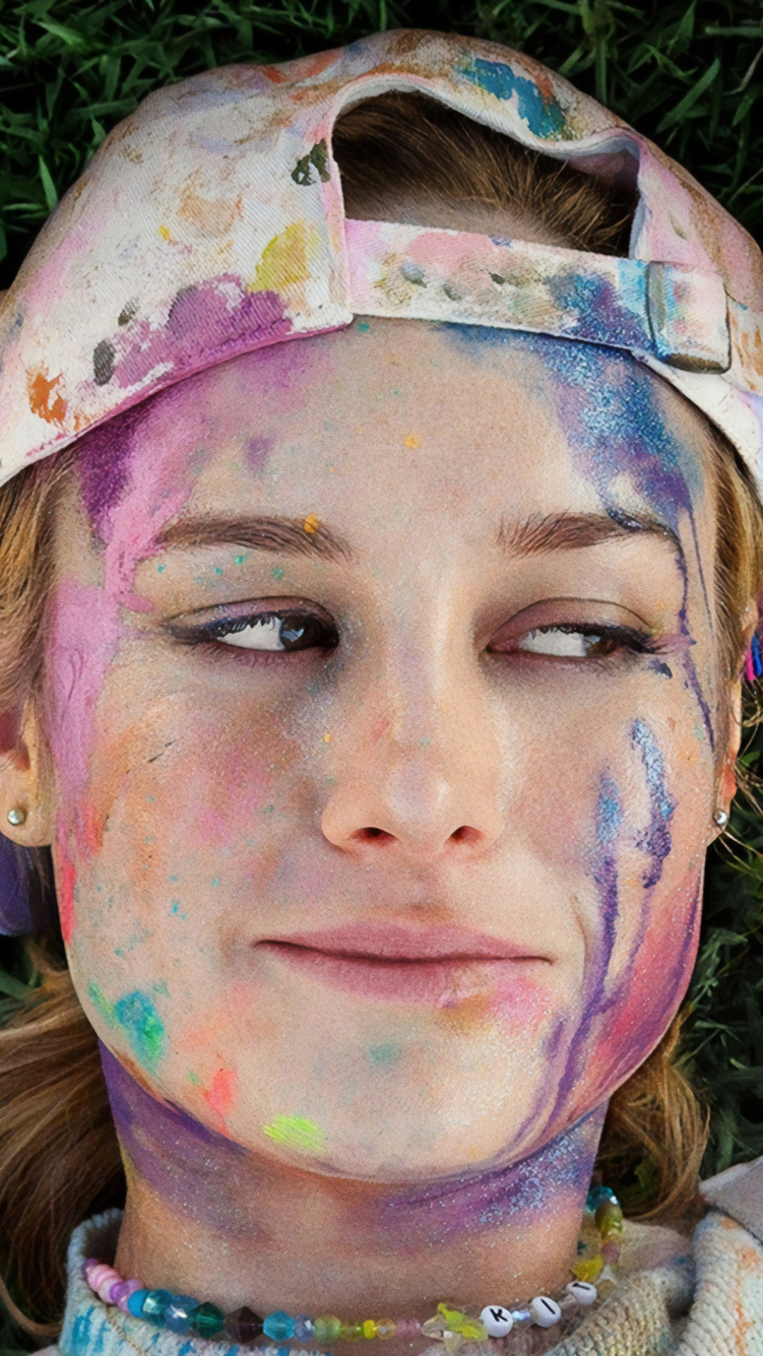 Download mobile wallpaper Colors, Cap, American, Movie, Actress, Brie Larson, Unicorn Store for free.