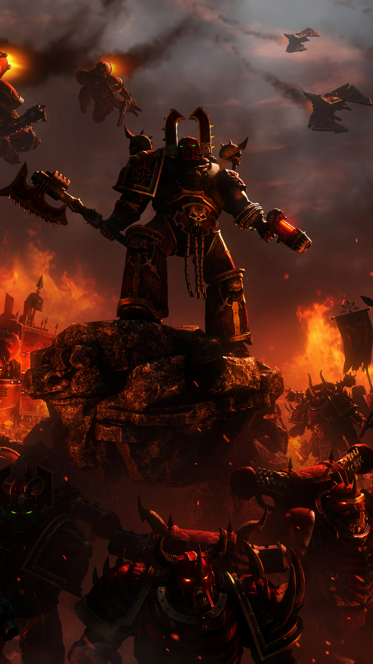 Download mobile wallpaper Warhammer, Warrior, Armor, Warhammer 40K, Video Game, Space Marine for free.