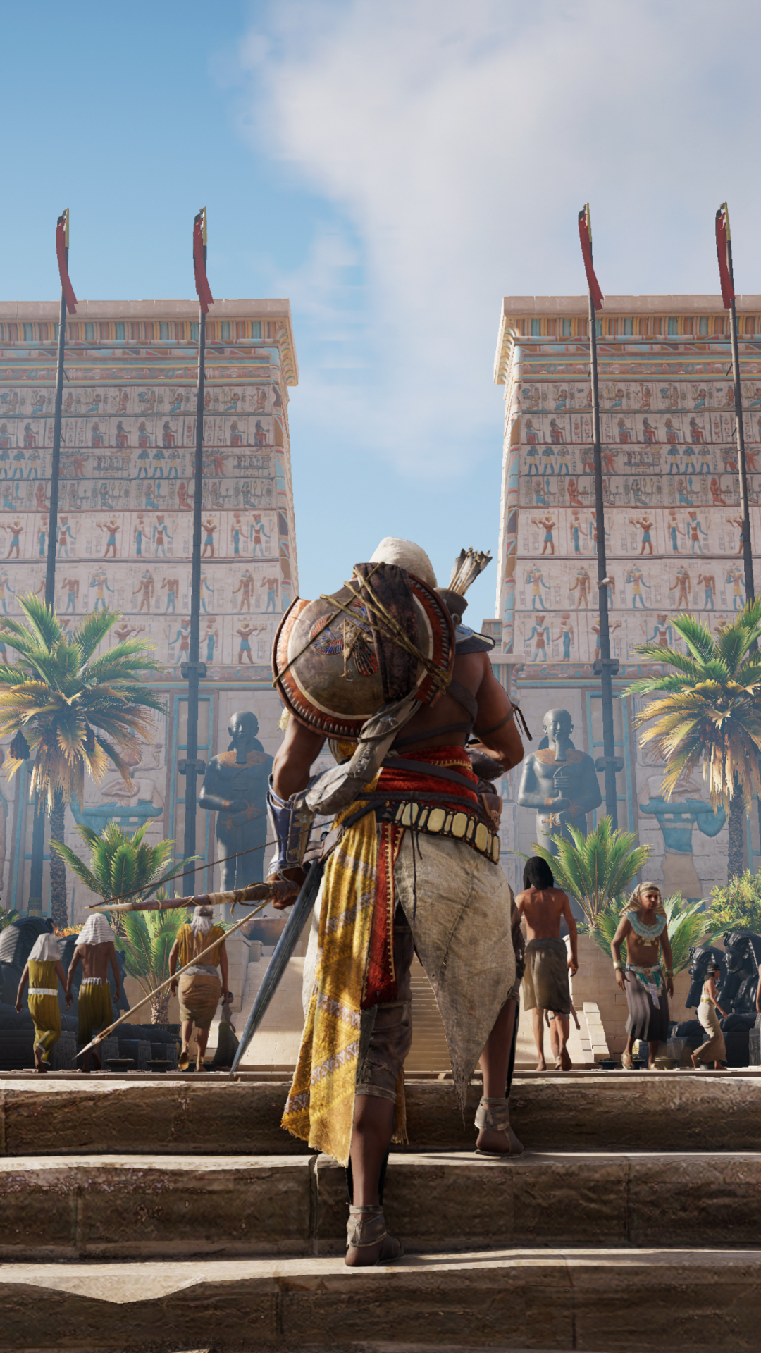 Download mobile wallpaper Assassin's Creed, Video Game, Assassin's Creed Origins, Bayek Of Siwa for free.