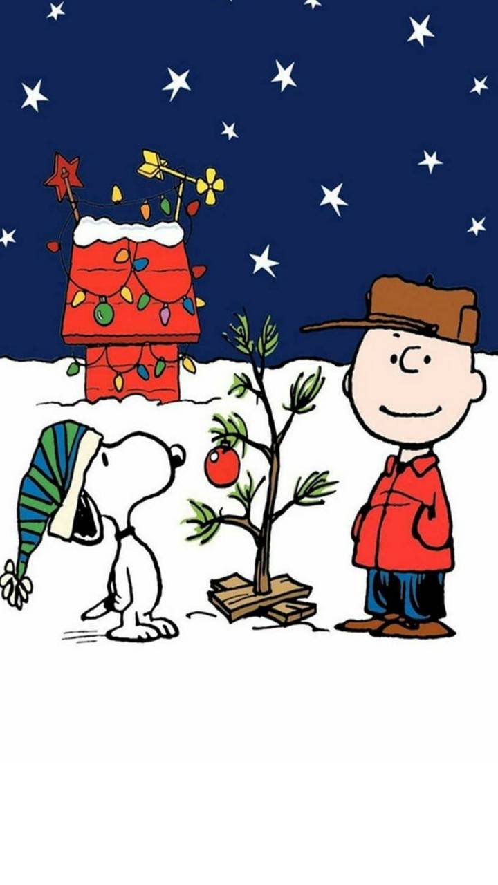 1360771 Hintergrundbild herunterladen die peanuts: fröhliche weihnachten, filme, weihnachtsbeleuchtung, weihnachtsbaum, snoopy - Bildschirmschoner und Bilder kostenlos