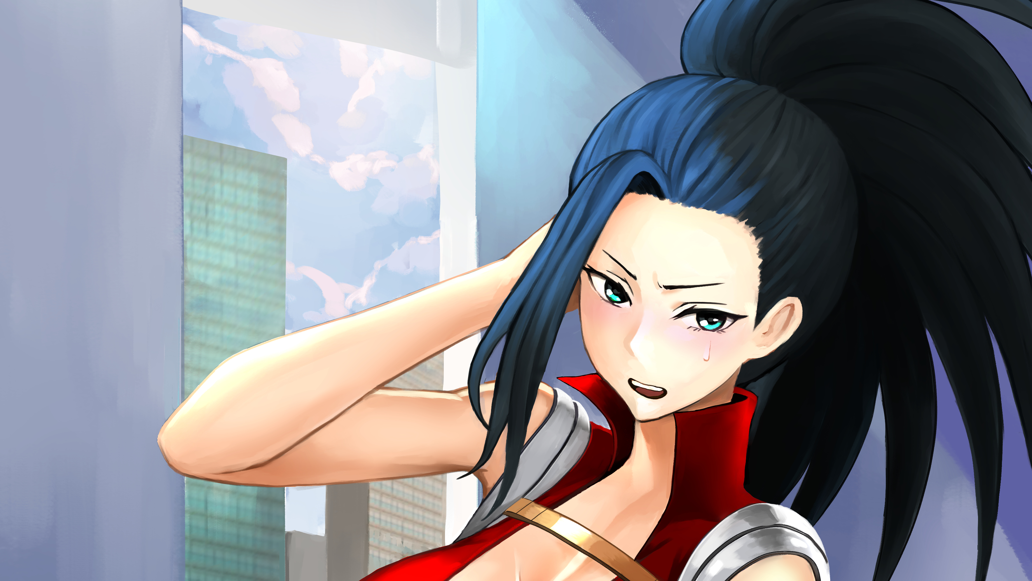 Laden Sie das Animes, Boku No Hero Academia, Momo Yaoyorozu-Bild kostenlos auf Ihren PC-Desktop herunter