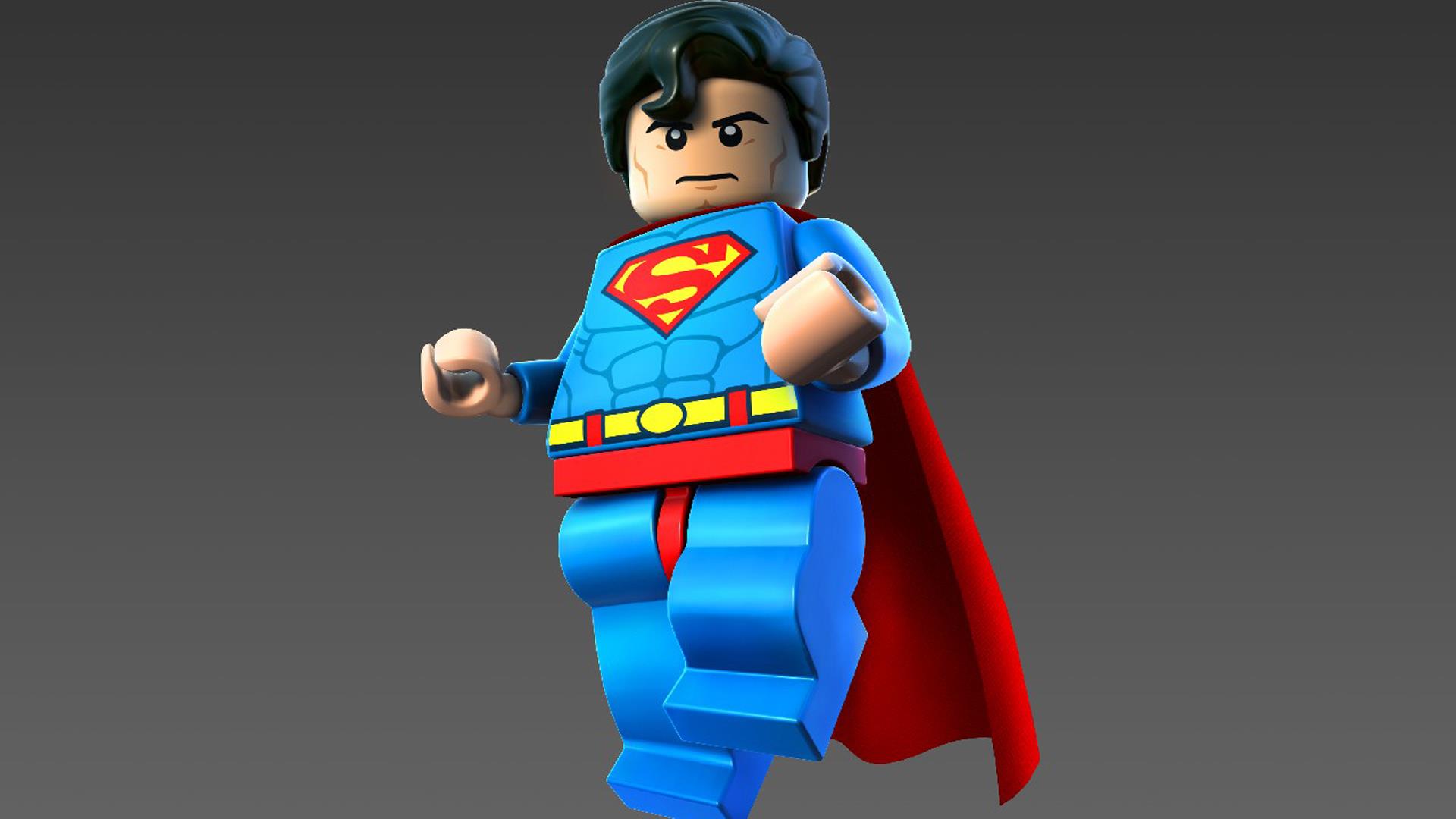260843 скачать обои лего, видеоигры, lego batman 2: супергерои dc, супермен - заставки и картинки бесплатно
