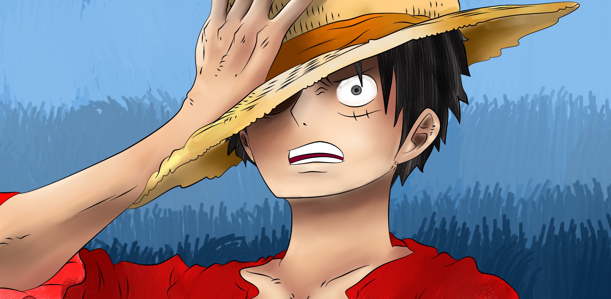 Free download wallpaper Monkey D Luffy, One Piece, Anime on your PC desktop