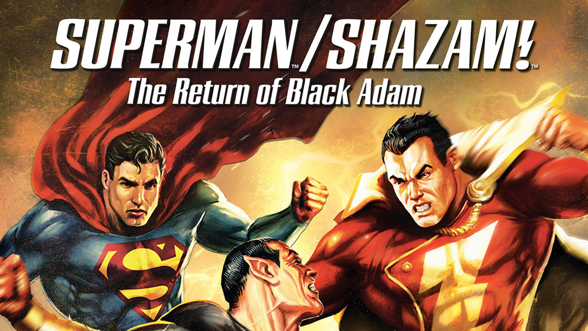 Скачати мобільні шпалери Супермен, Фільм, Shazam (Dc Comics), Чорний Адам, Кларк Кент, Вітрина Dc: Супермен/шазам! Повернення Чорного Адама безкоштовно.