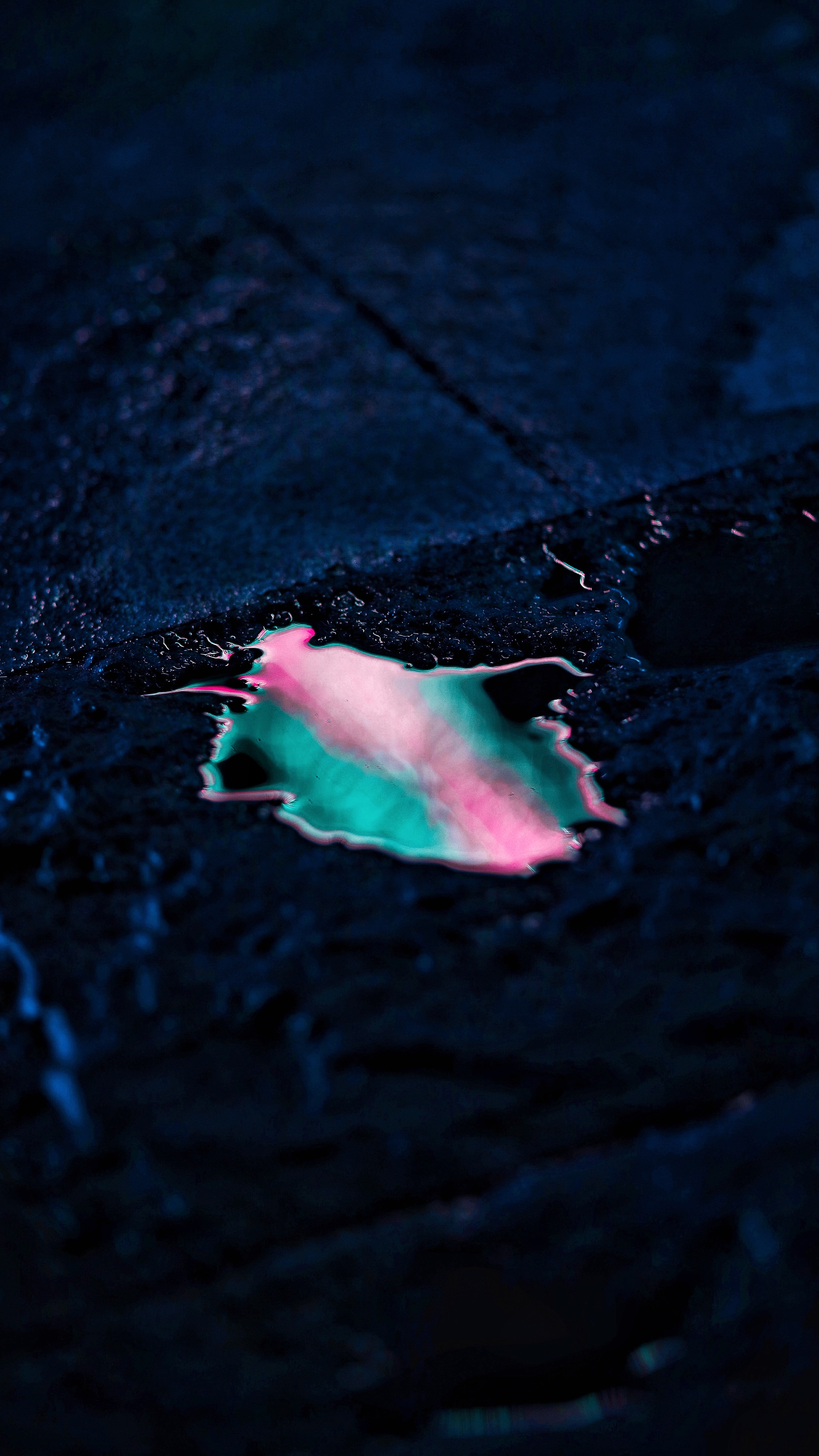 Free download wallpaper Puddle, Reflection, Dark on your PC desktop