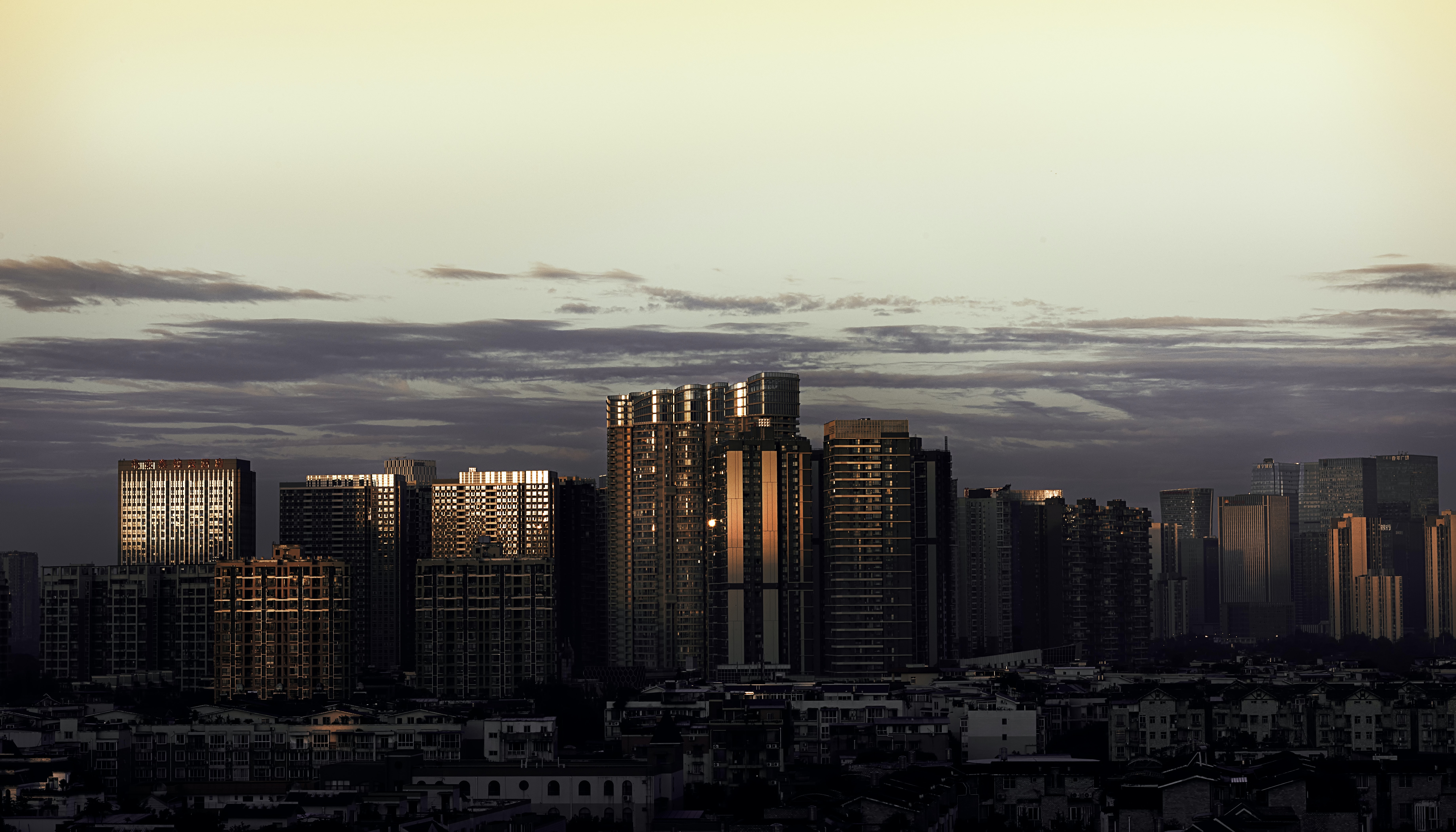 tower, cities, architecture, building, skyscrapers, evening, towers cellphone