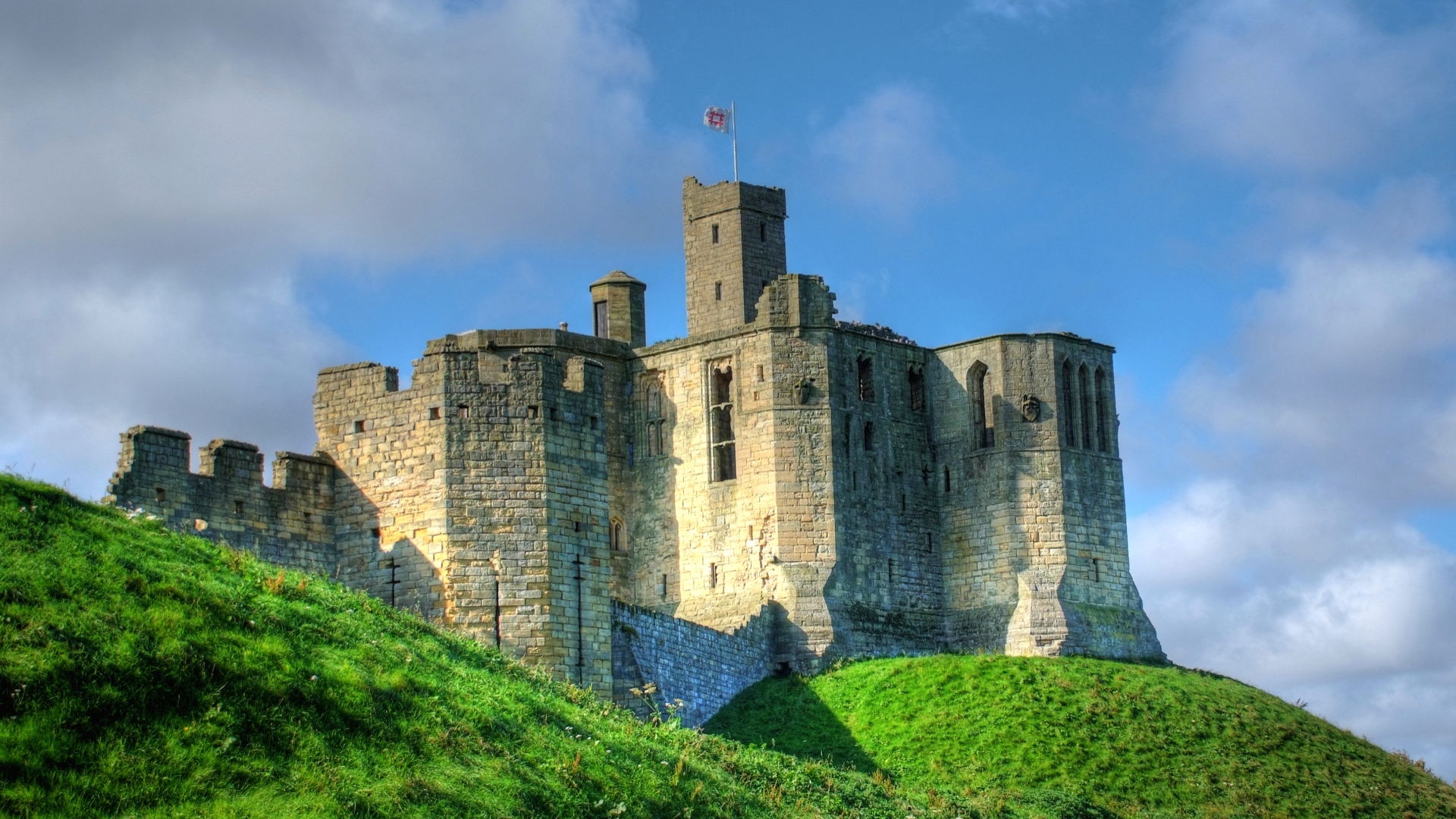 man made, warkworth castle, castles