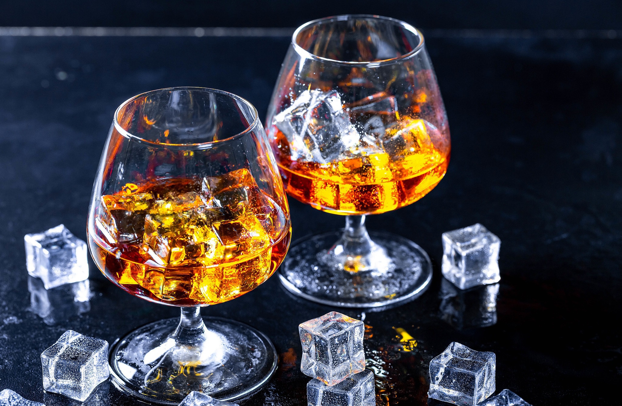Download mobile wallpaper Food, Glass, Drink, Ice Cube, Whisky, Alcohol for free.
