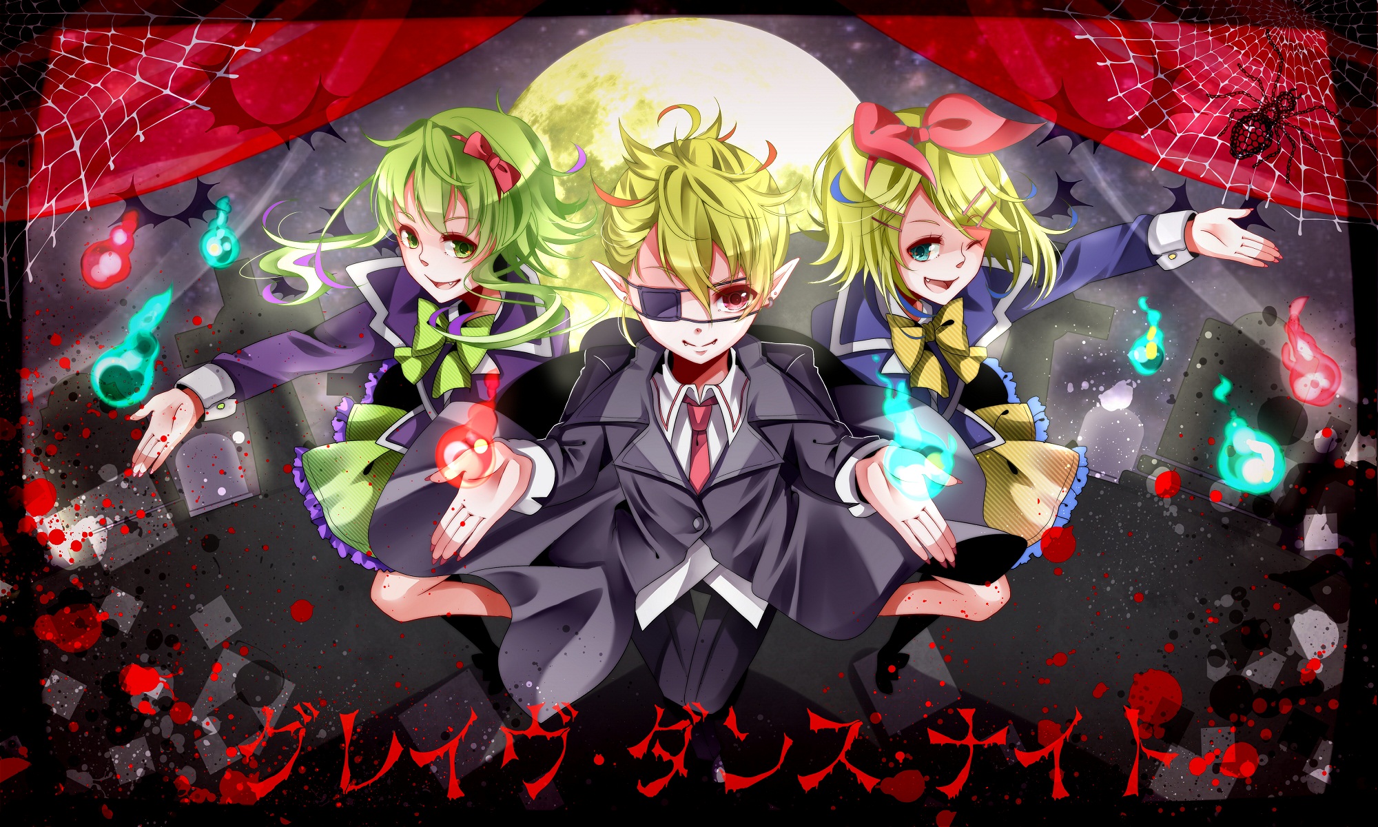 Download mobile wallpaper Anime, Vocaloid, Rin Kagamine, Gumi (Vocaloid), Len Kagamine for free.