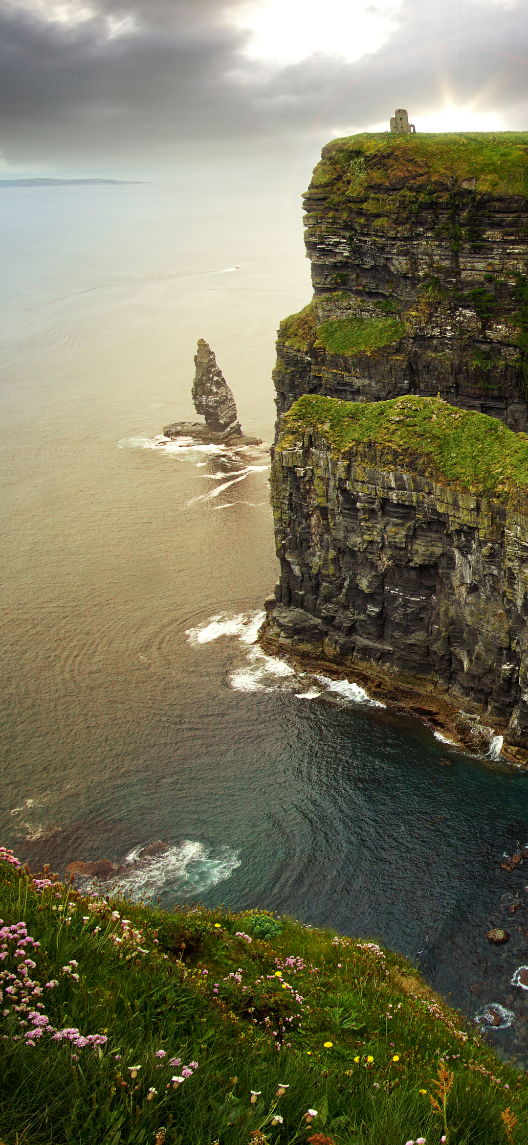 Download mobile wallpaper Sea, Coast, Ocean, Earth, Cliff, Ireland, Cliffs Of Moher for free.