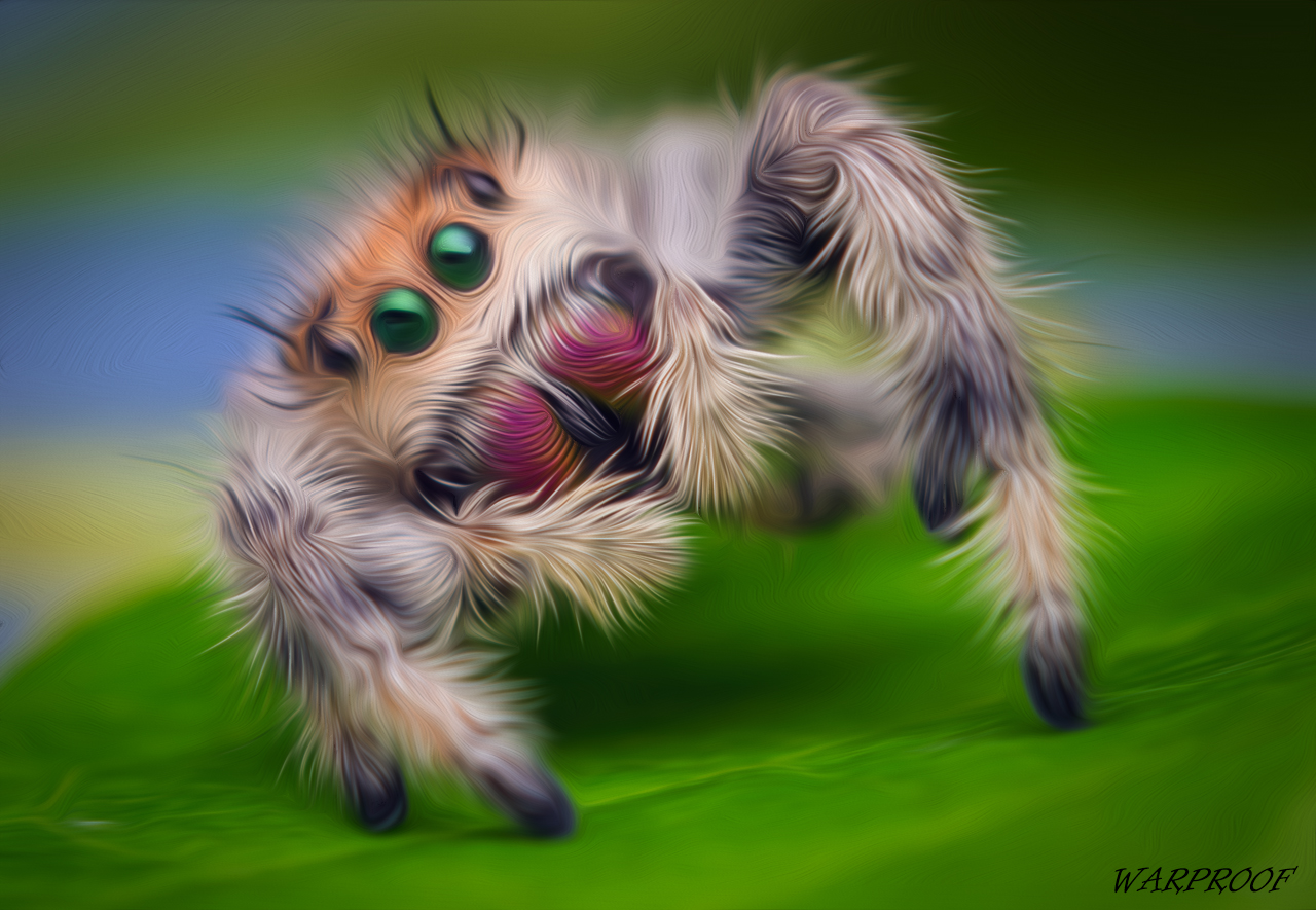 Laden Sie das Tiere, Spinne, Springende Spinne-Bild kostenlos auf Ihren PC-Desktop herunter