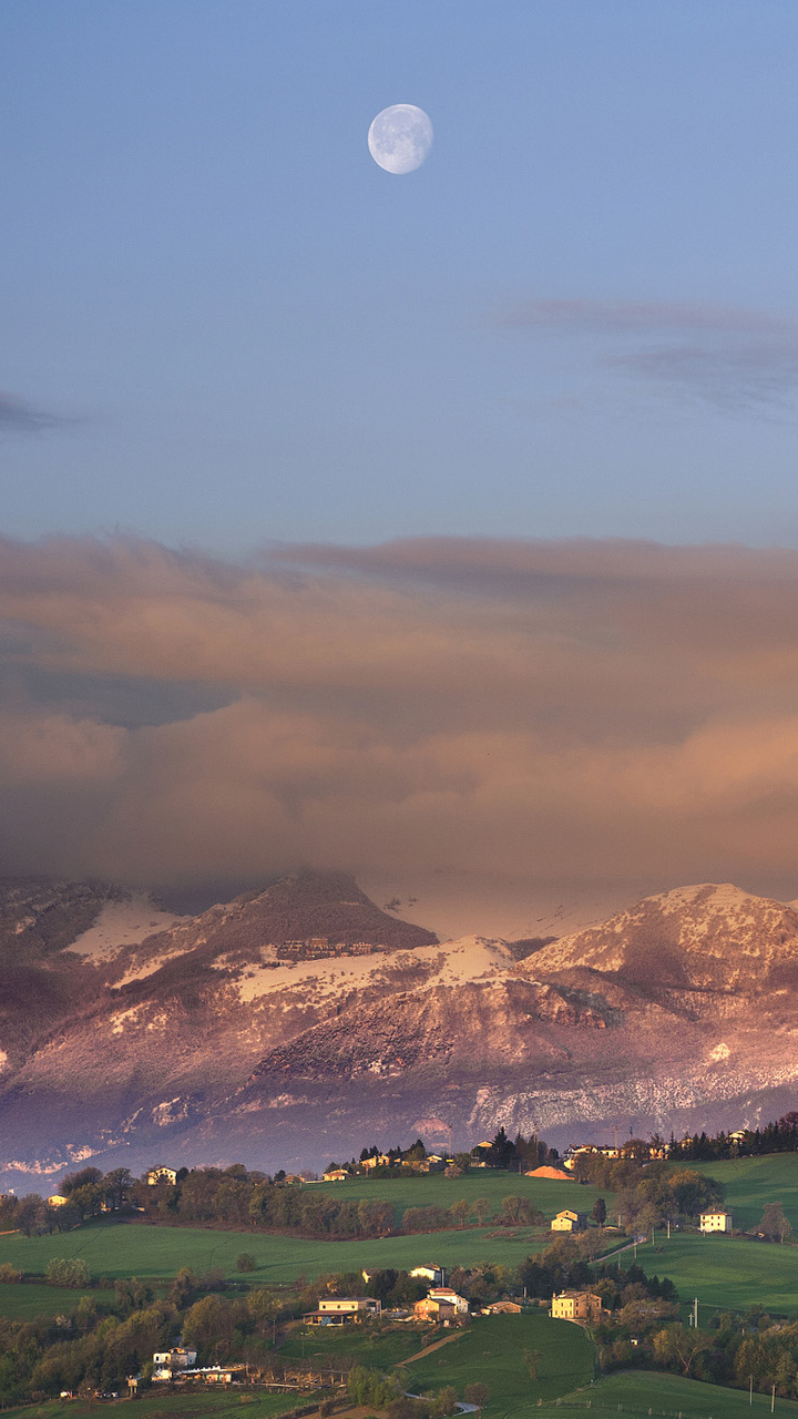 Handy-Wallpaper Landschaft, Berg, Gebirge, Wolke, Fotografie, Szene, Himmel, Szenisch kostenlos herunterladen.