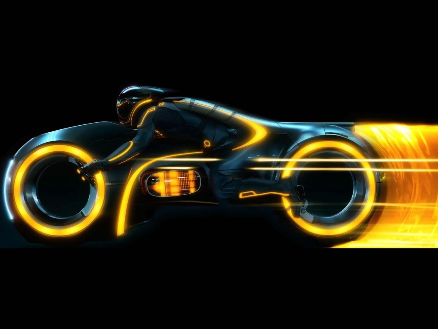 Download mobile wallpaper Tron, People, Motorcycles, Cinema for free.