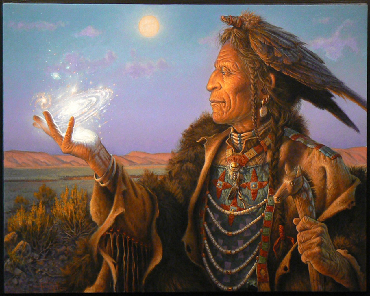 1449003 скачать картинку художественные, коренной американец - обои и заставки бесплатно