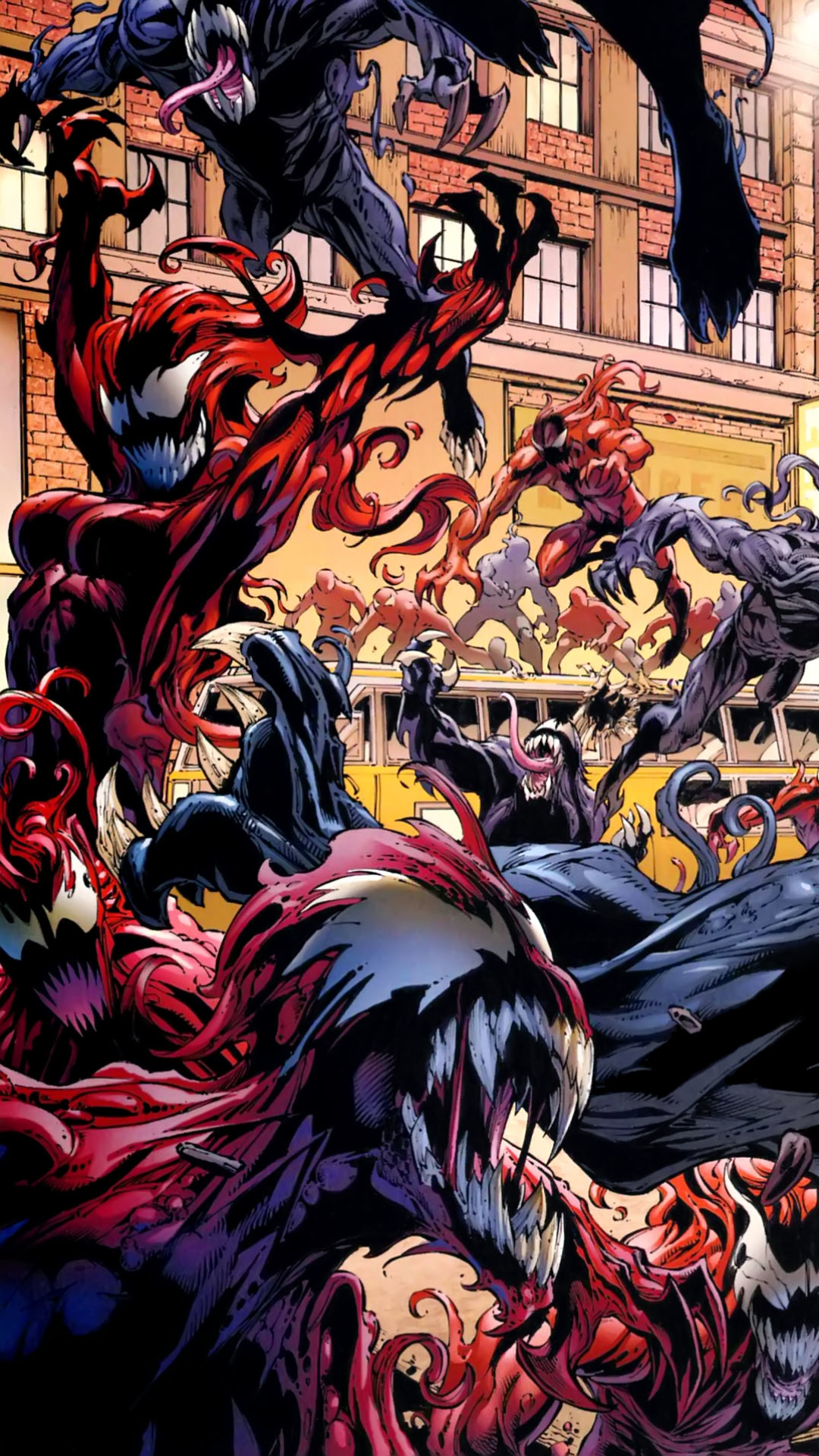 Handy-Wallpaper Comics, Venom, Gemetzel (Marvel Comics) kostenlos herunterladen.