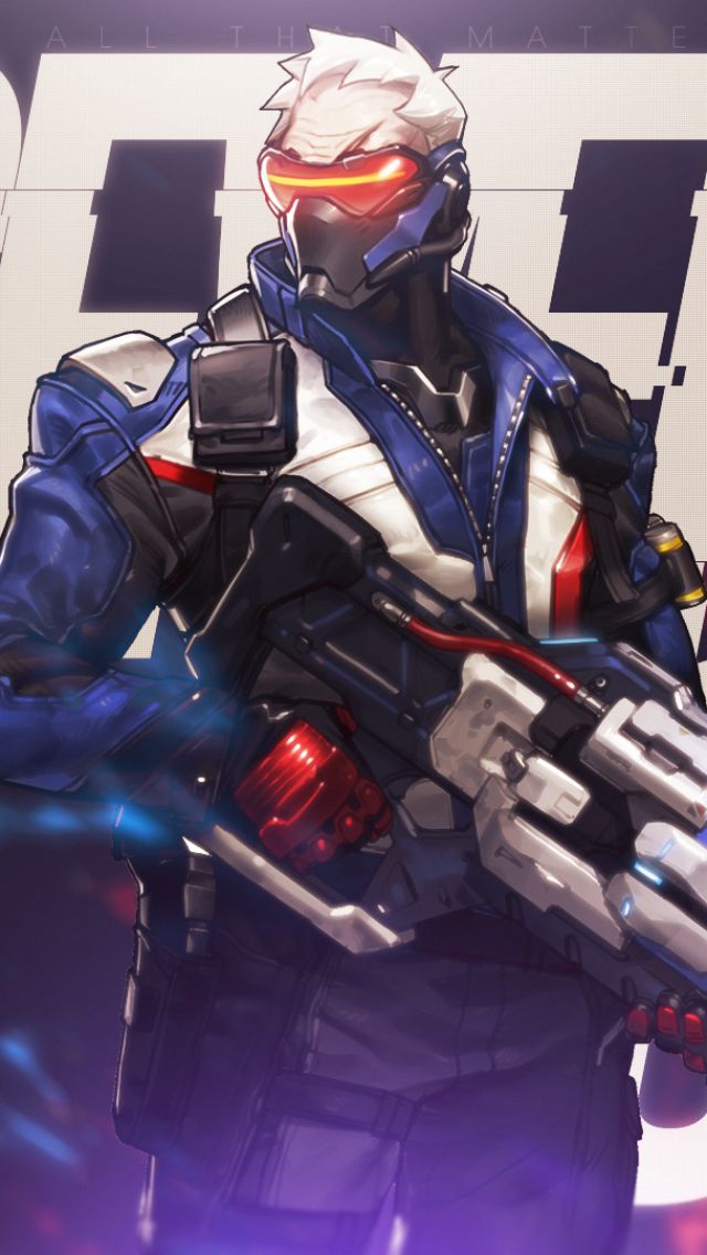 Download mobile wallpaper Overwatch, Video Game, Blizzard Entertainment, Soldier: 76 (Overwatch) for free.