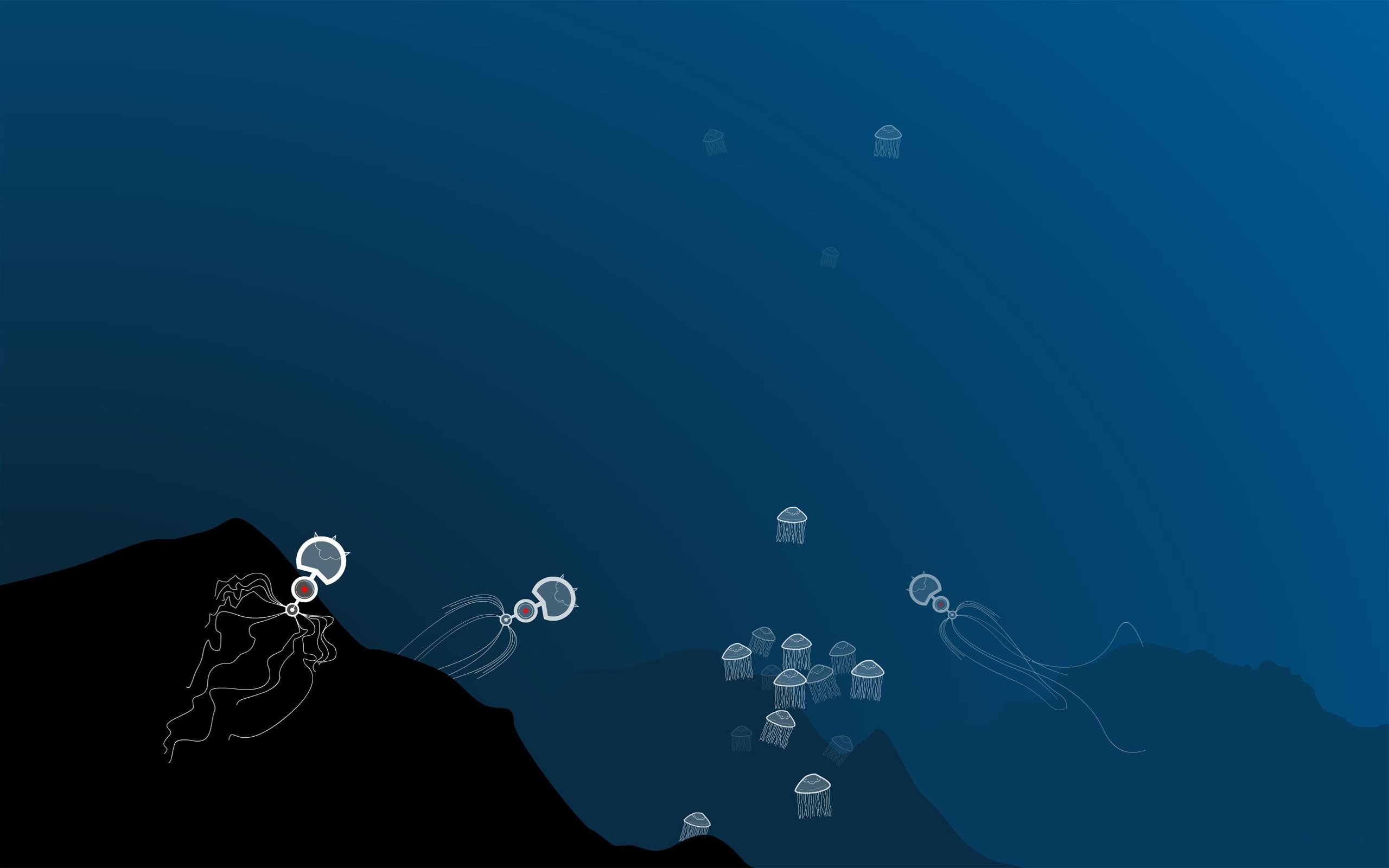 Free download wallpaper Jellyfish, Animal, Artistic on your PC desktop