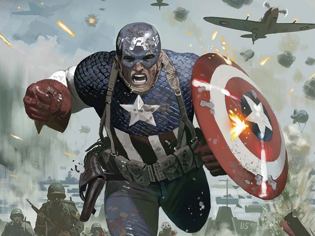 Free download wallpaper Captain America, Comics on your PC desktop