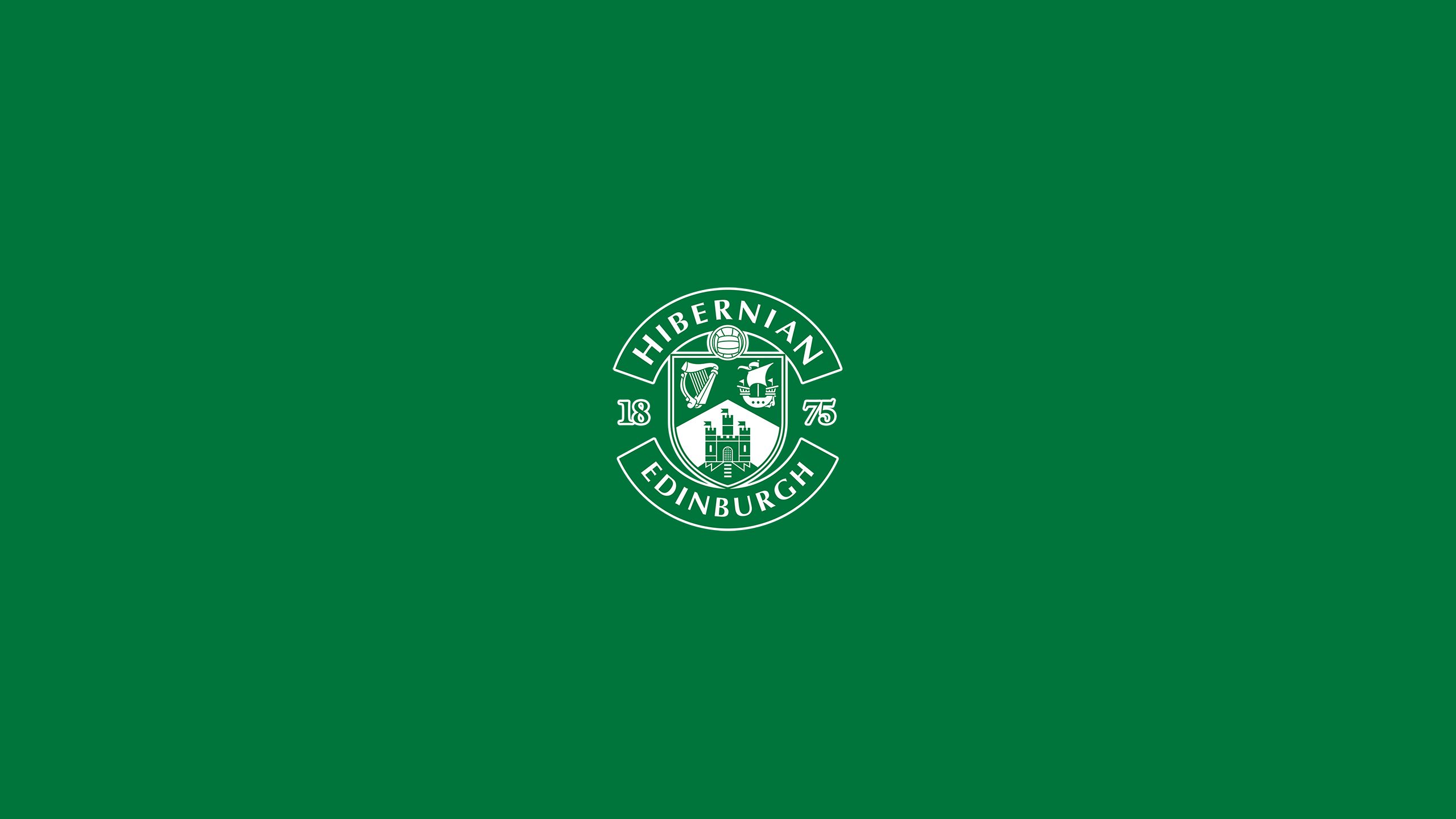 Téléchargez des papiers peints mobile Logo, Des Sports, Emblème, Football, Hibernian Fc gratuitement.