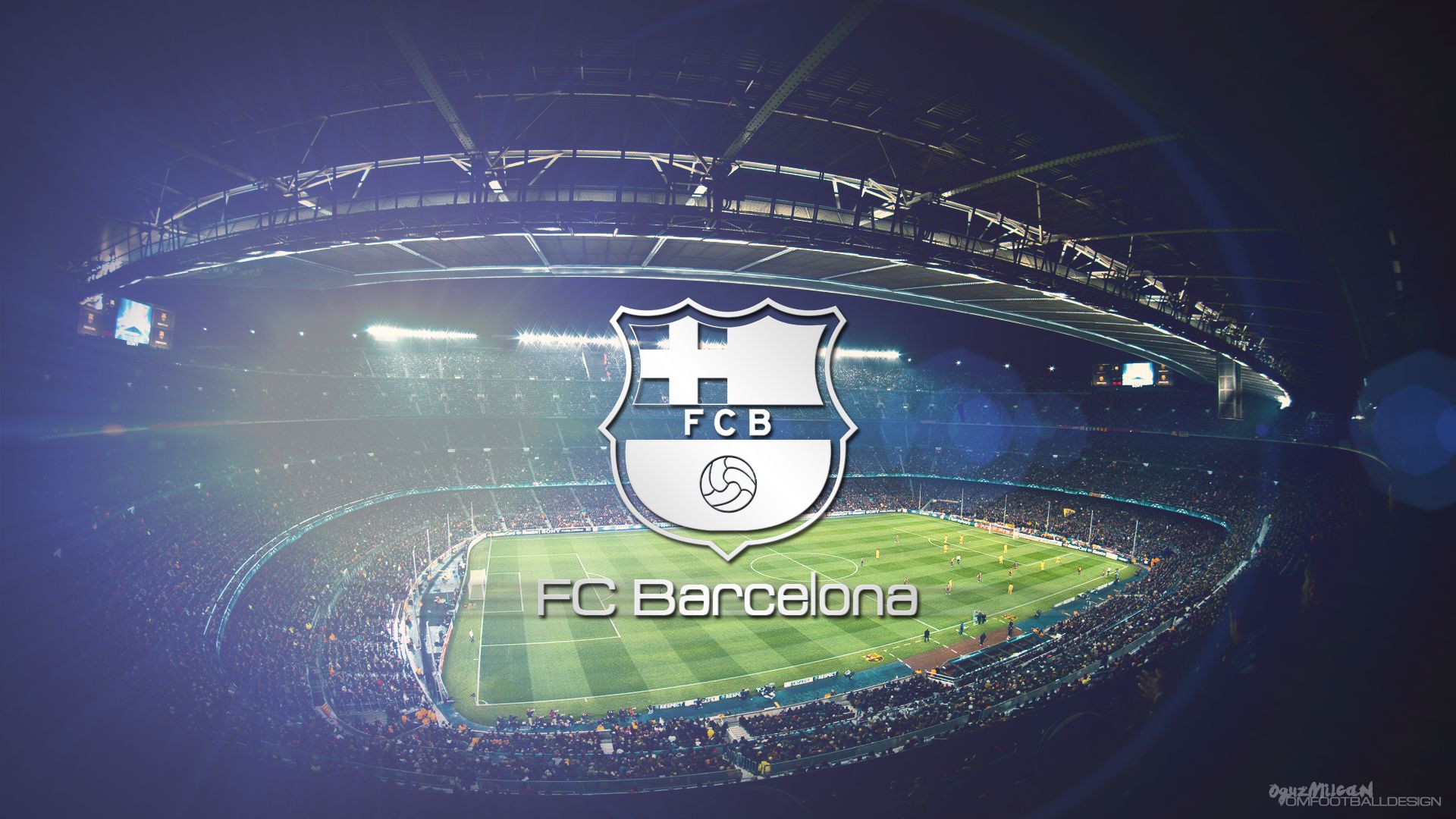Baixar papel de parede para celular de Esportes, Futebol, Logotipo, Emblema, Fc Barcelona, Camp Nou gratuito.